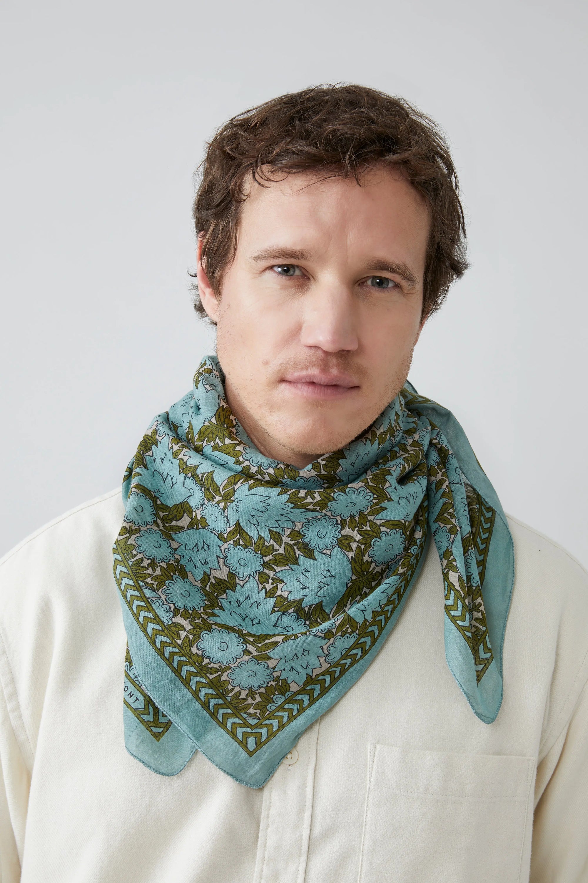 Foulard N°680 Celeste Blue - Moismont