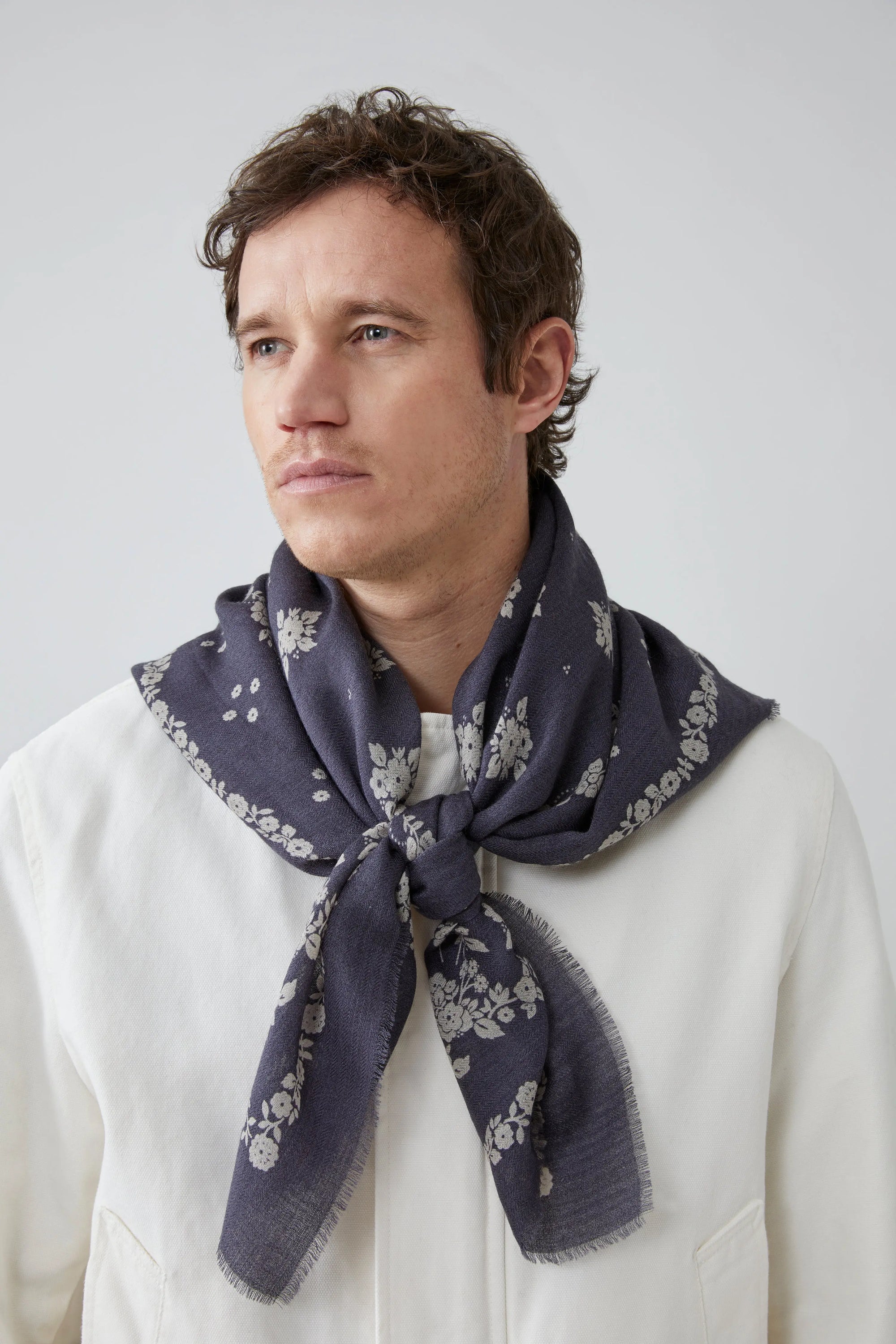 Foulard N°797 Slate Grey - Moismont