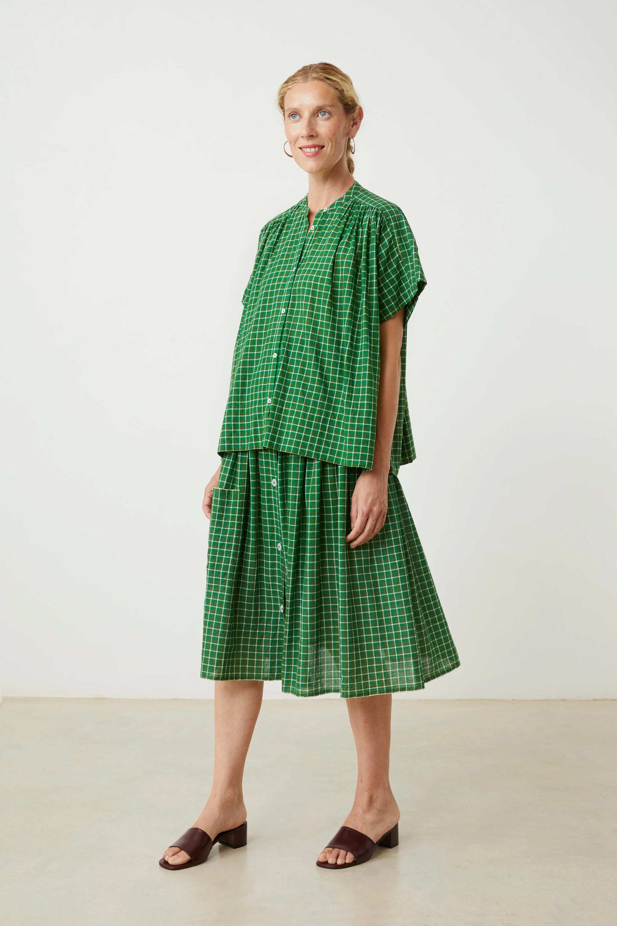 Chemise Max N°775 Messager Checks Palm