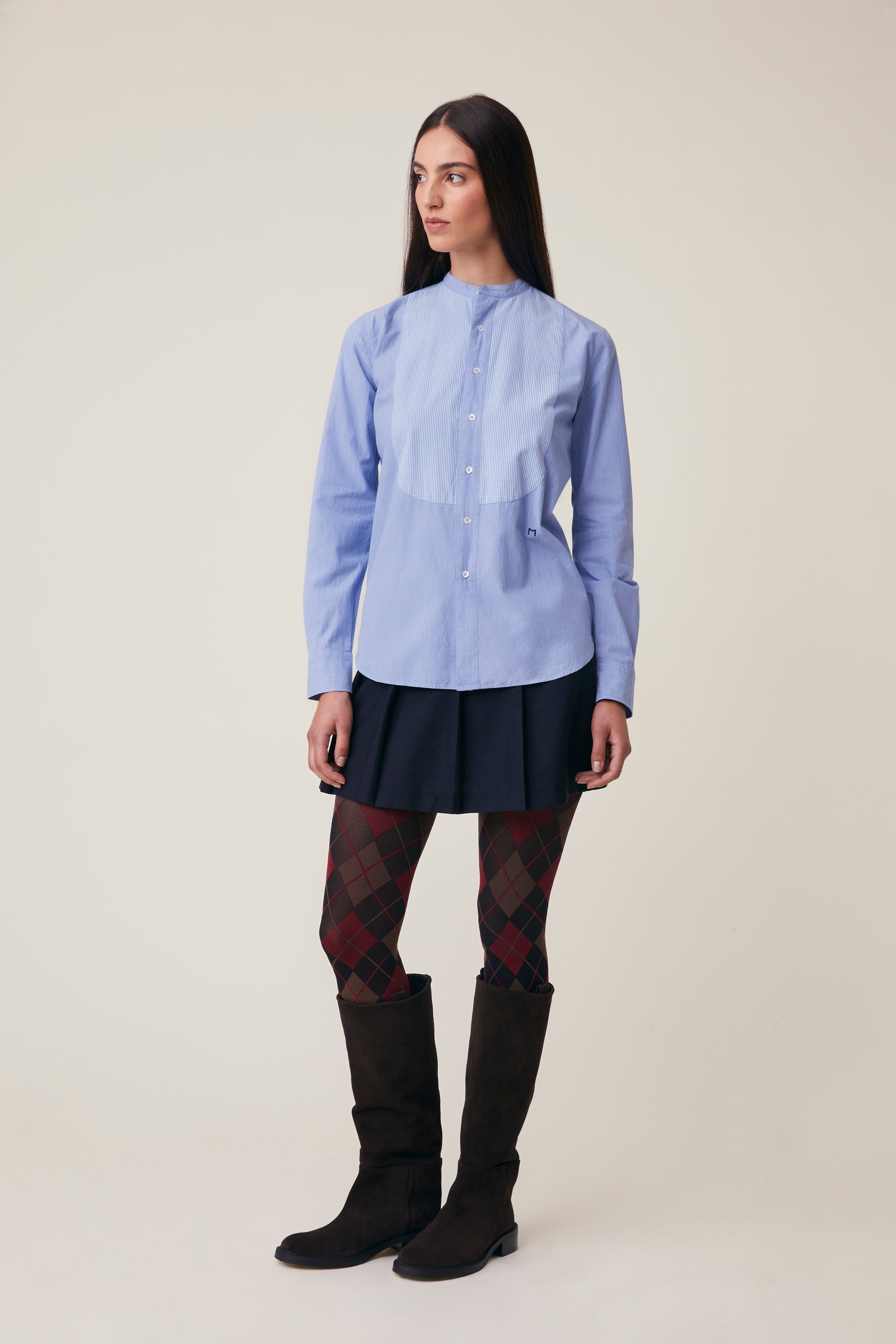 Arsene Shirt N°862 Vichy Twilight