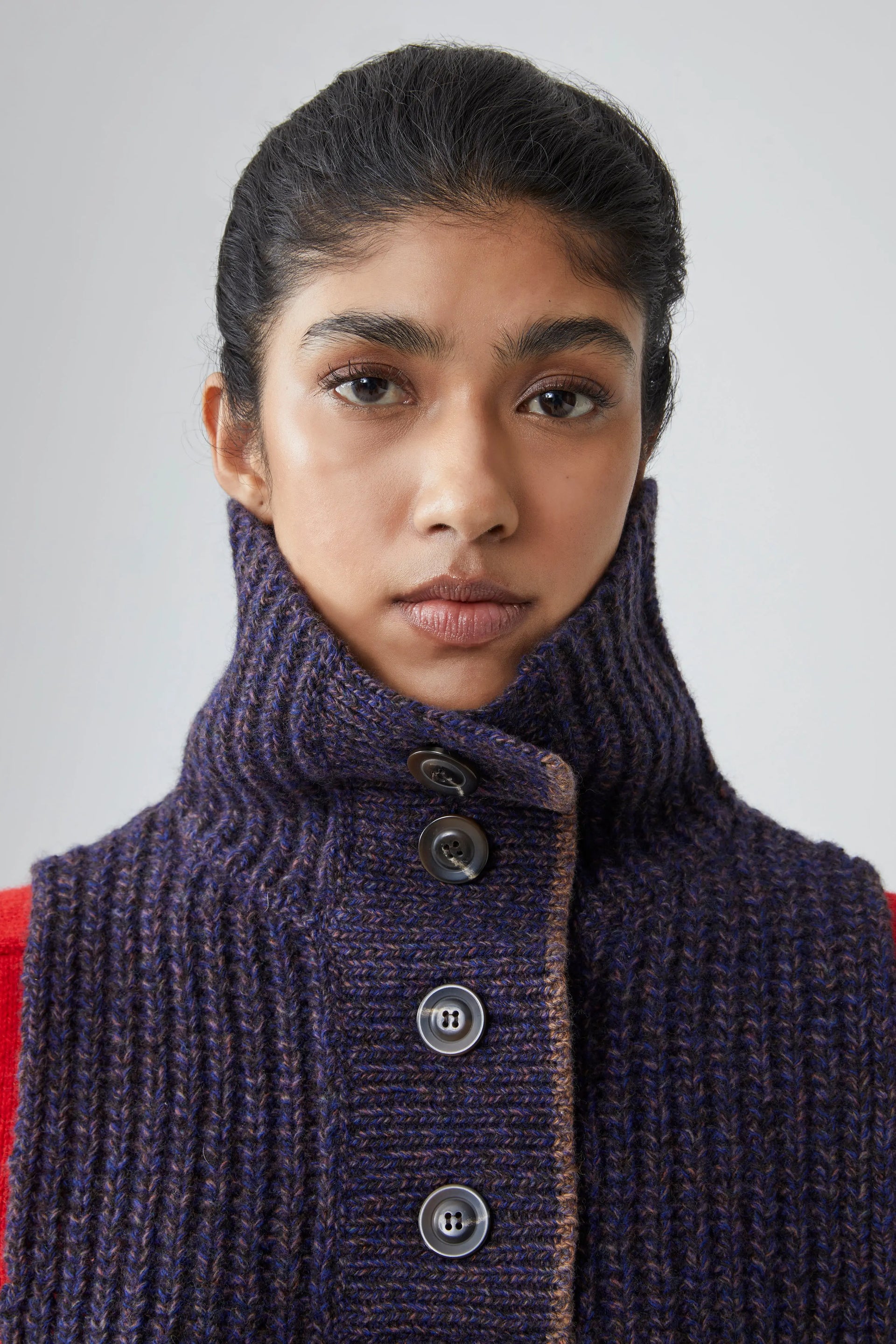 Plastron Lise N°213 Violet Laine Mode Femme Moismont