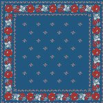 Foulard Fichu N°652 Indigo