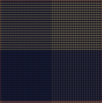 Poem Scarf N°821 Magic Blue