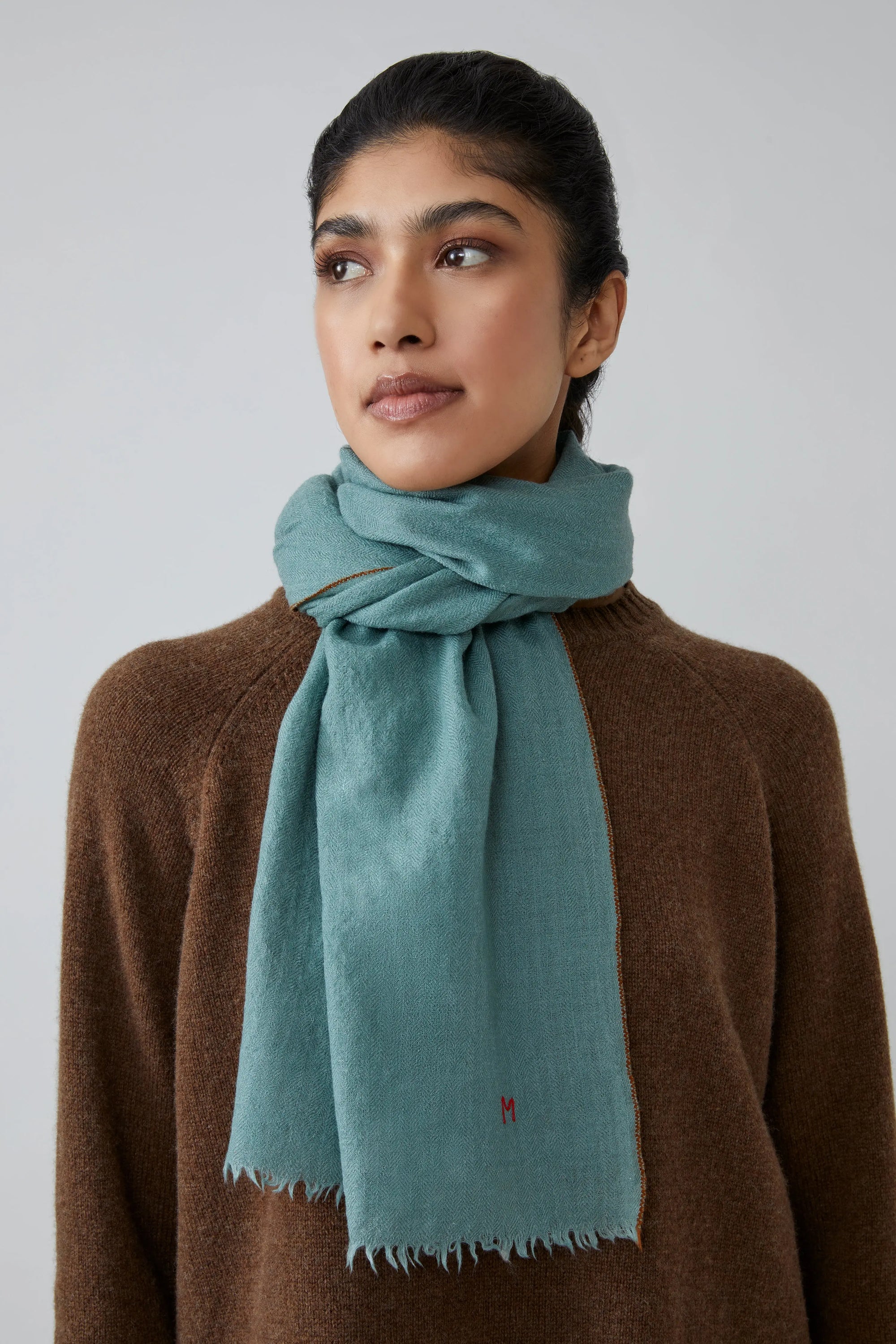 Echarpe N°100 Celeste Blue - Moismont