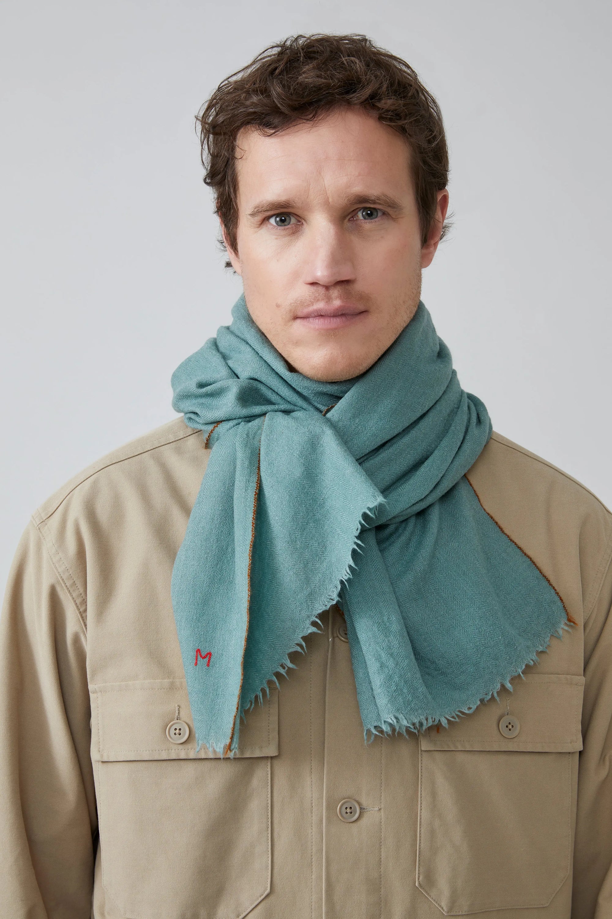 Echarpe N°100 Celeste Blue - Moismont