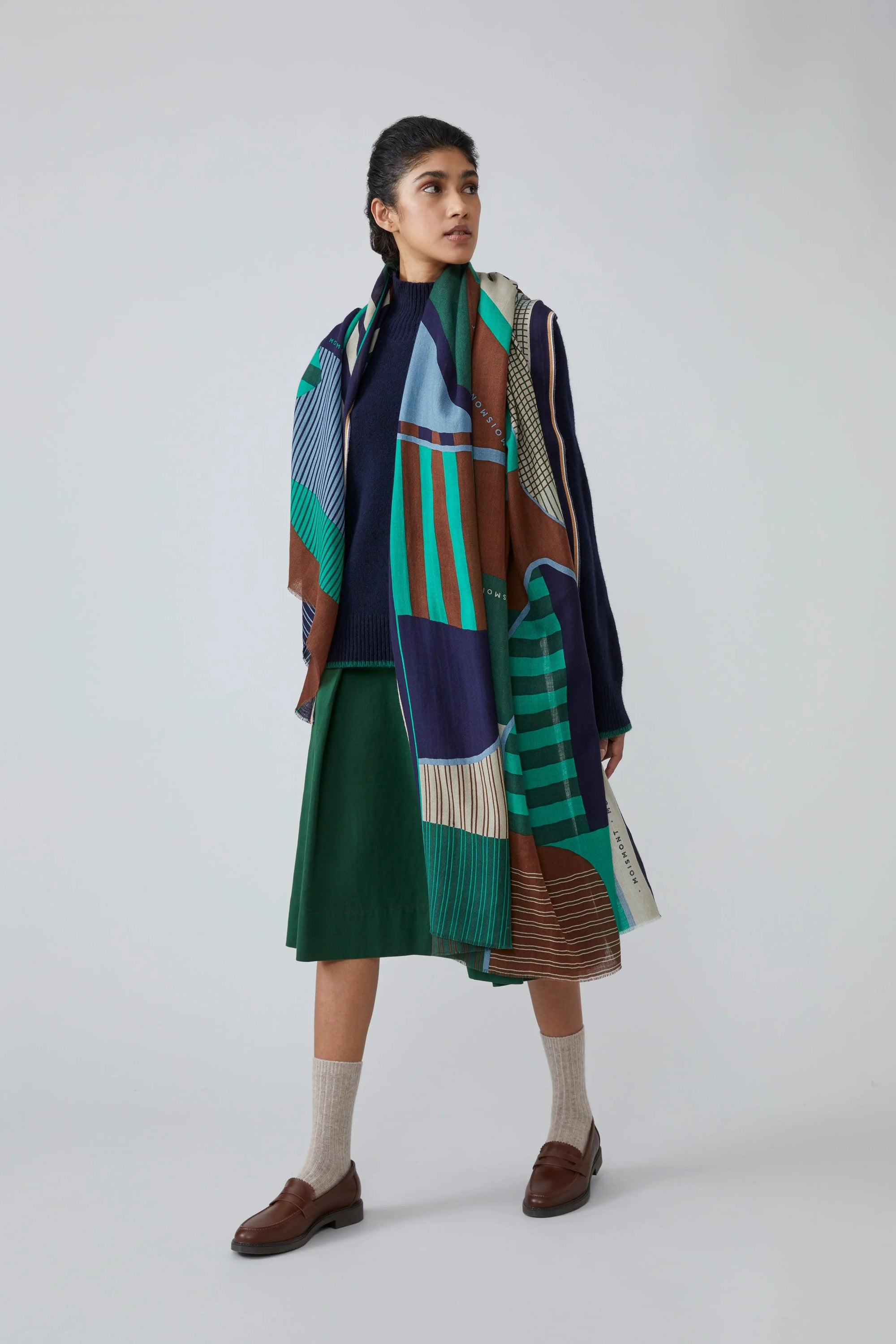 Echarpe N°806 Oxford Green - Moismont