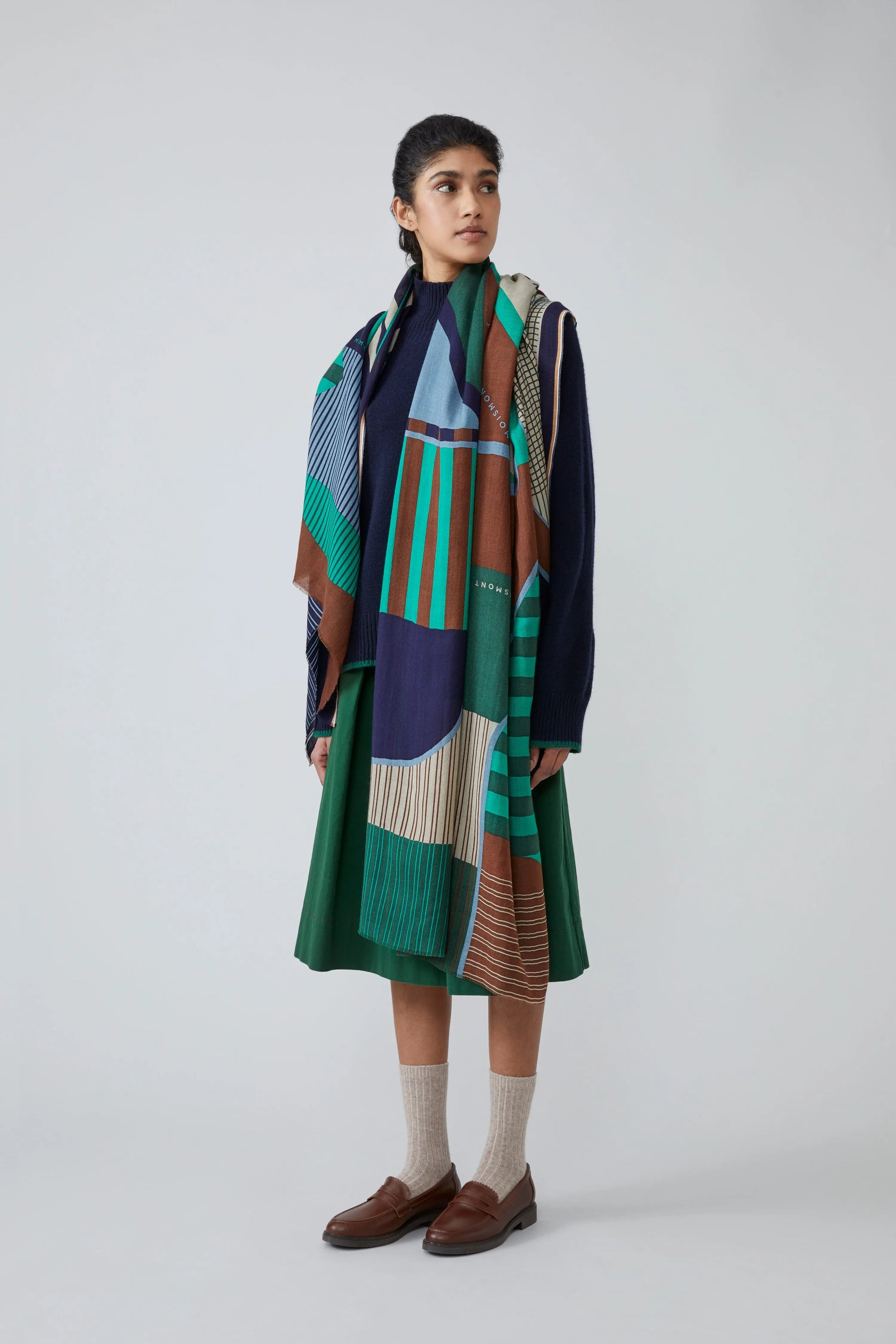 Echarpe N°806 Oxford Green - Moismont