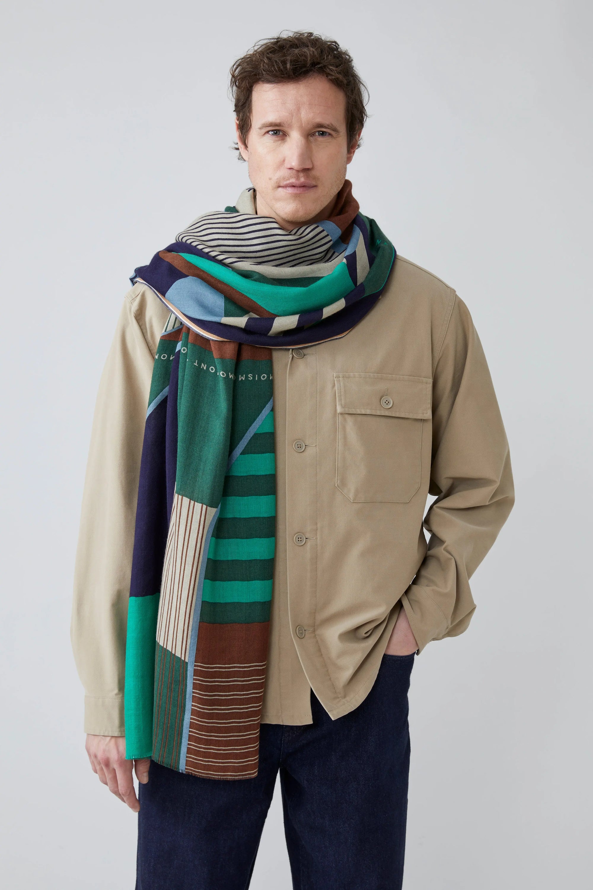 Echarpe N°806 Oxford Green - Moismont