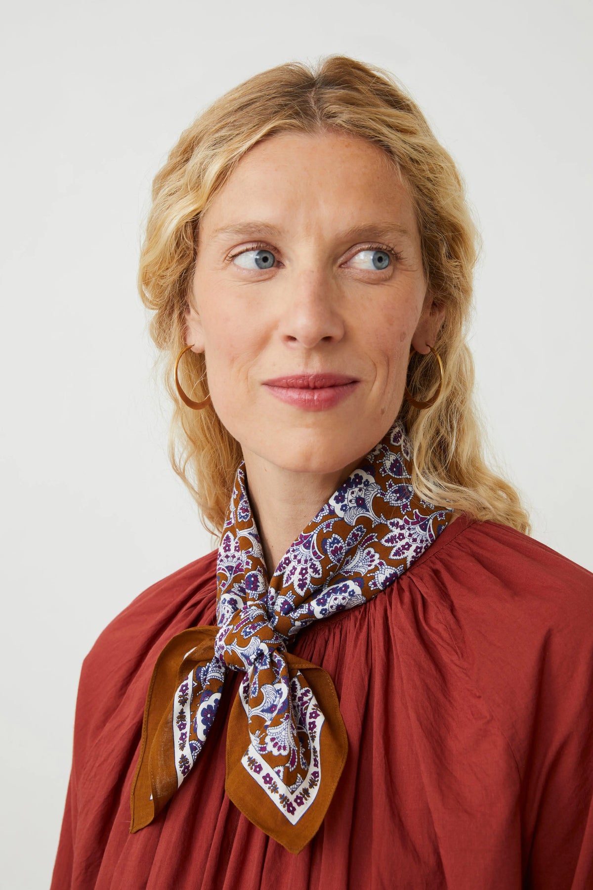 India Scarf N°764 Earth - Moismont