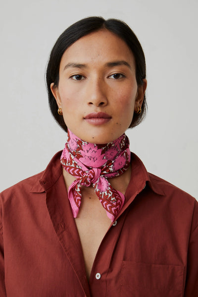 Ajmer Scarf N°791 Pop Pink - Moismont