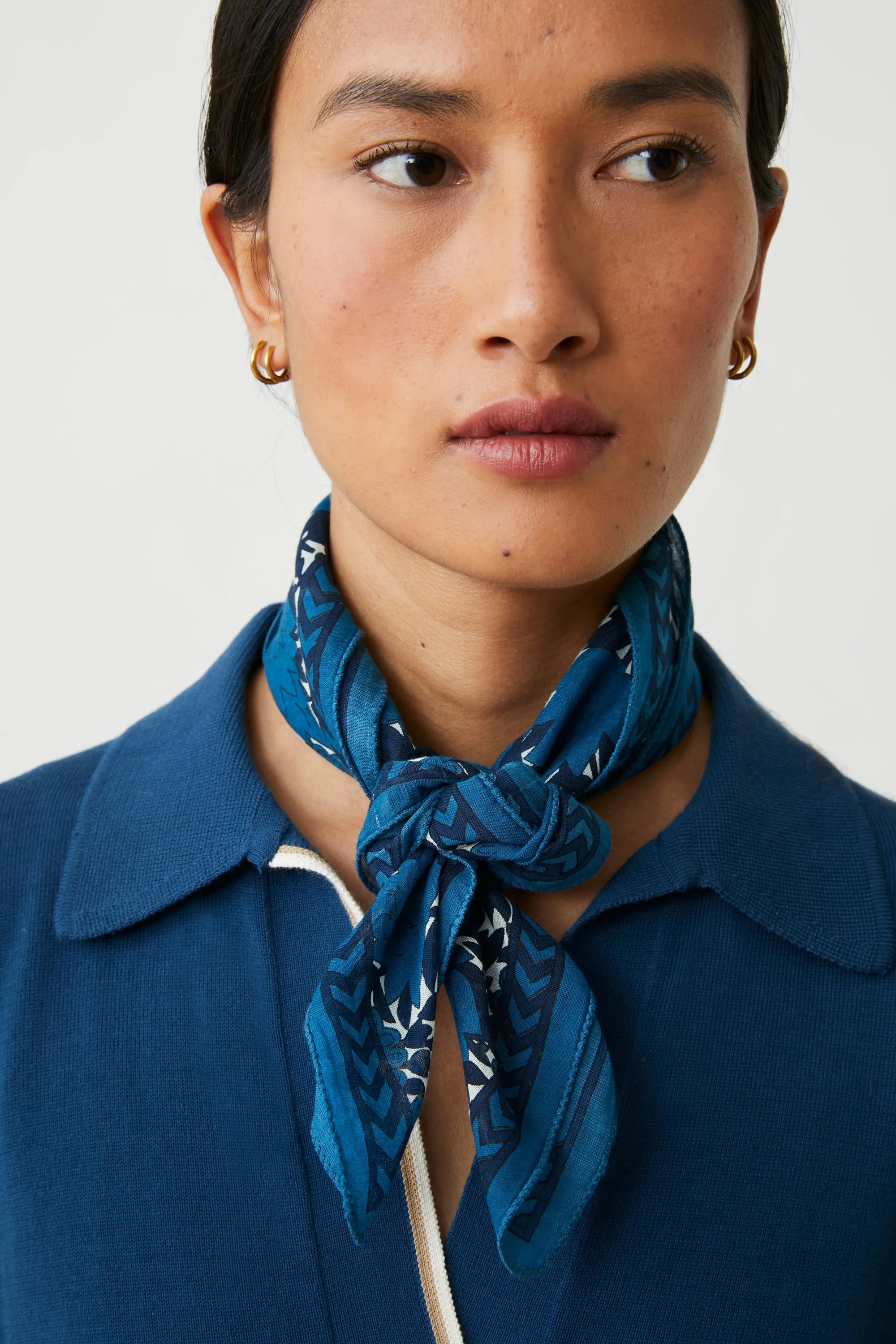 Foulard Ajmer N°791 Indigo