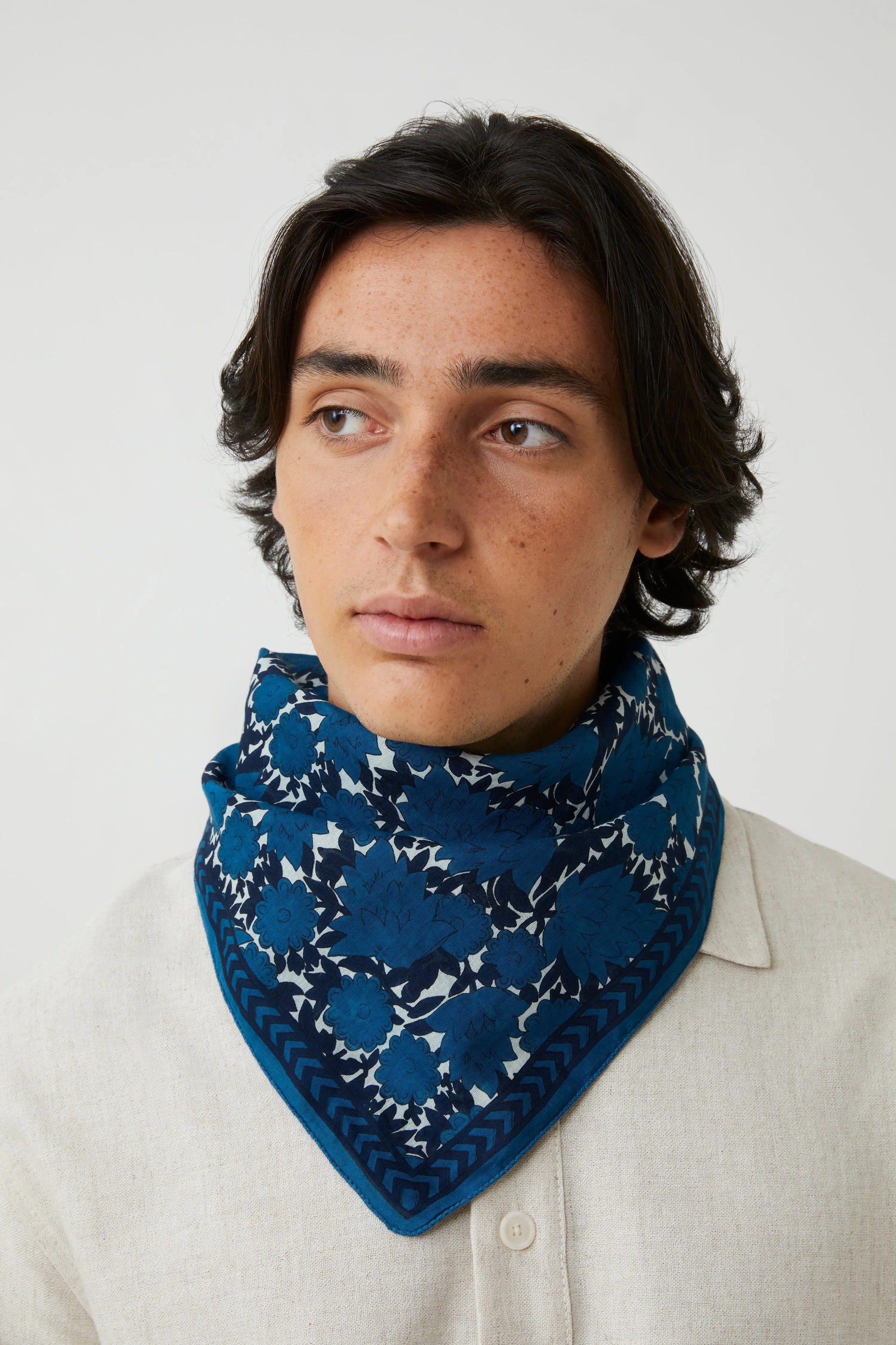Foulard Ajmer N°791 Indigo