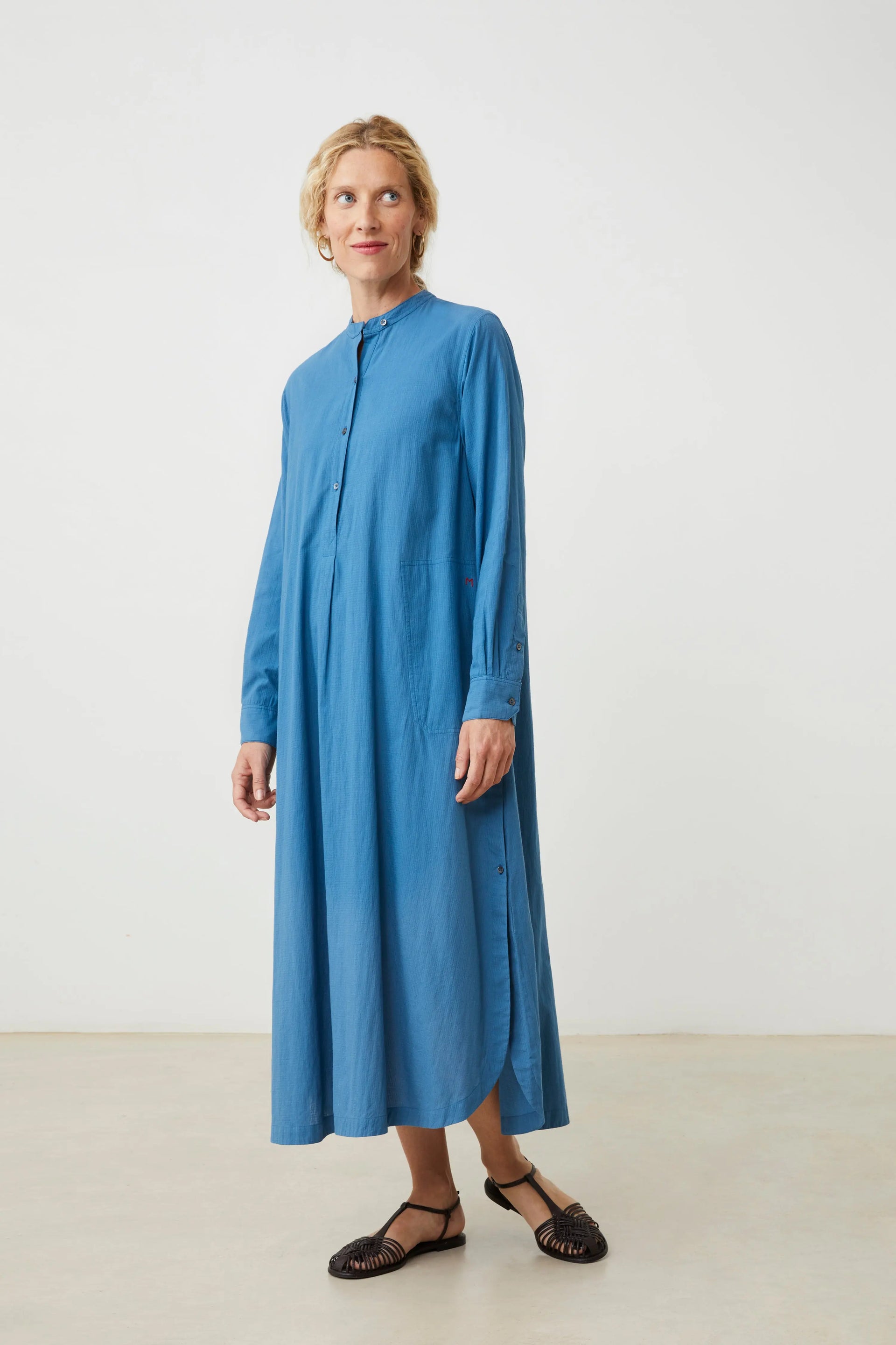 Chloe Dress N785 Indigo - Moismont Chloe Dress N785 Indigo - Moismont
