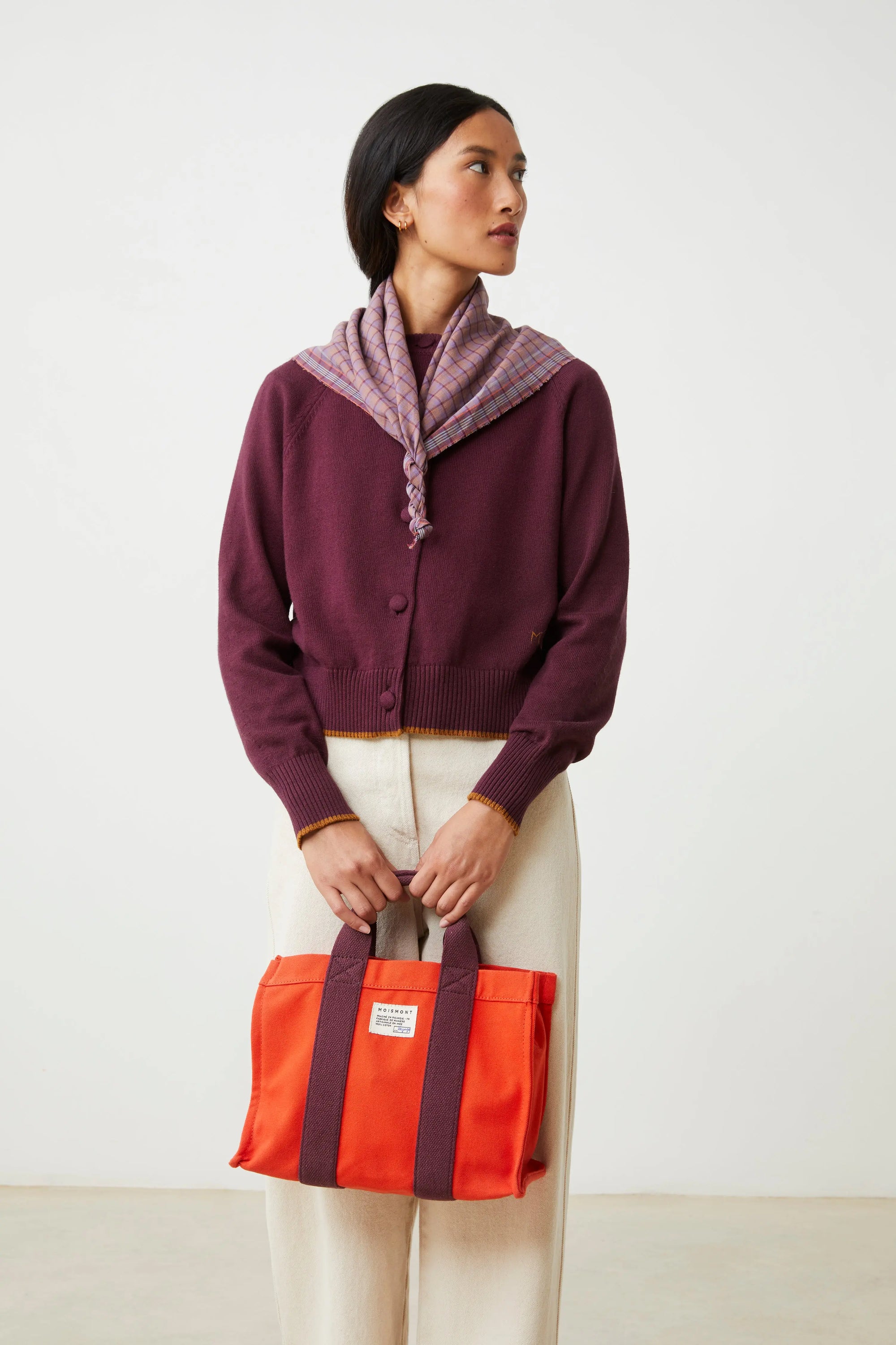 N°45 Canvas Jasper mini tote bag