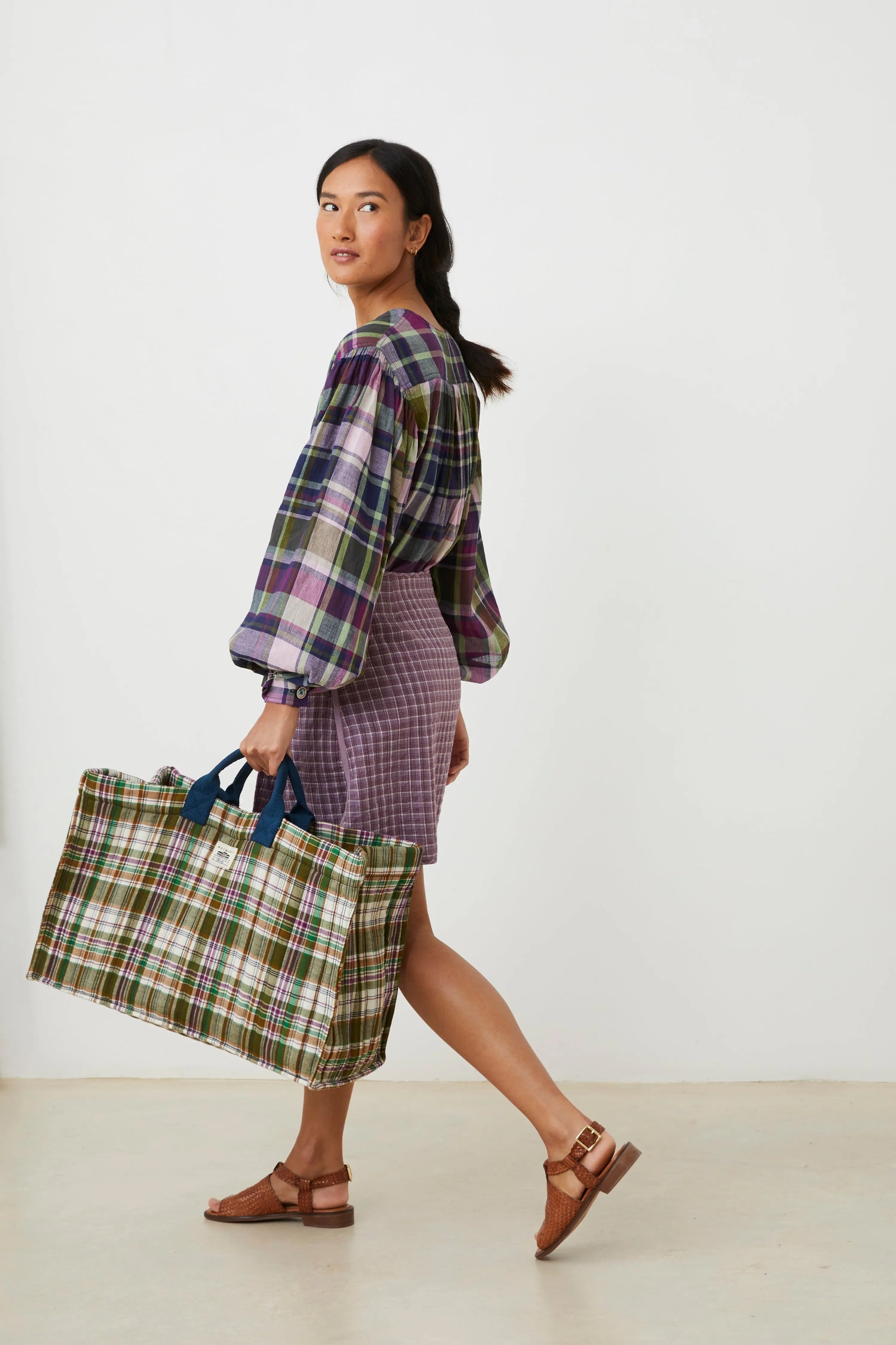 Cabas N°46 Secret Checks Amazon