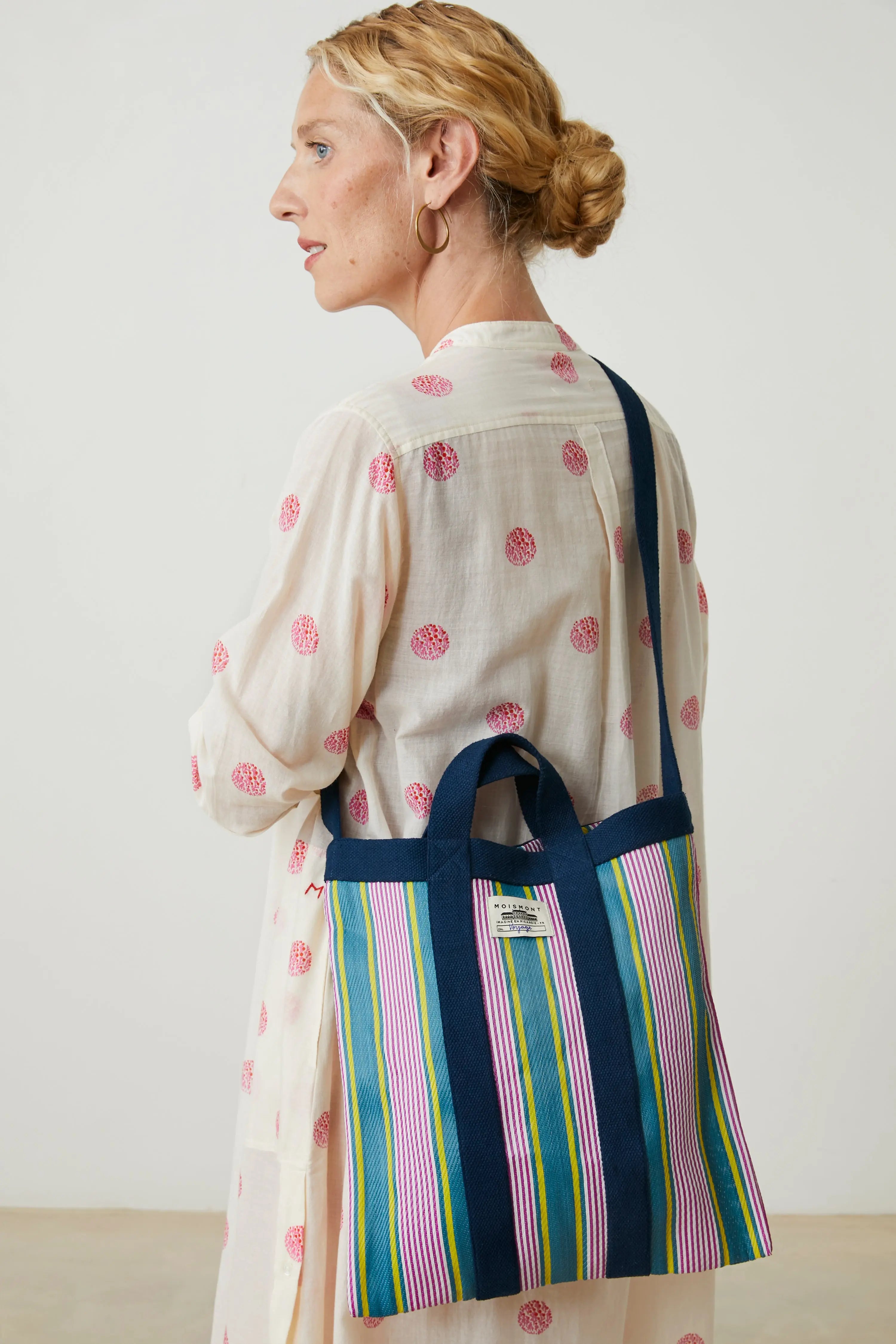 未使用　MOISMONT ストライプ柄 トートバッグ　ビーチバック Bags & Totes | Timeless Elegance | Women's Fashion | Moismont