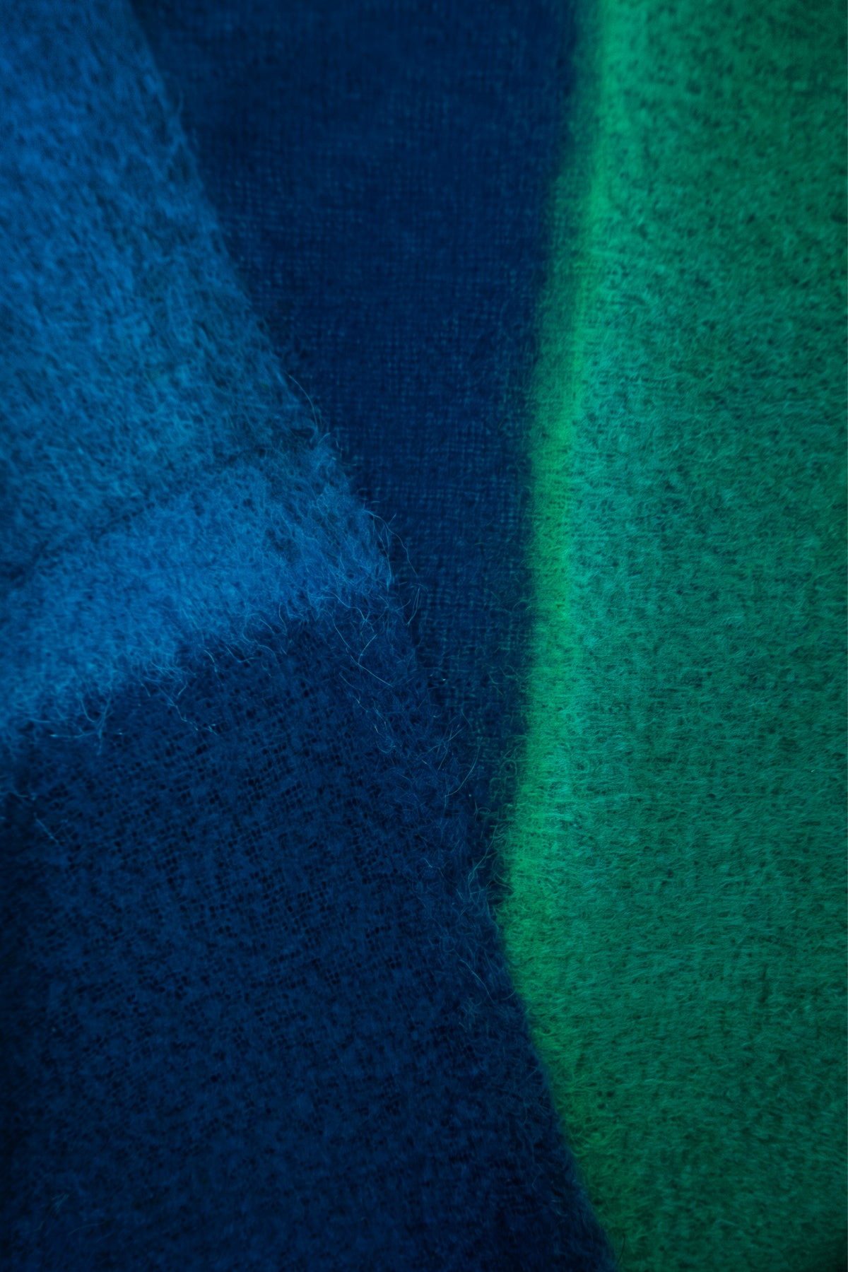 Plaid Laine N°83 Blue Worker