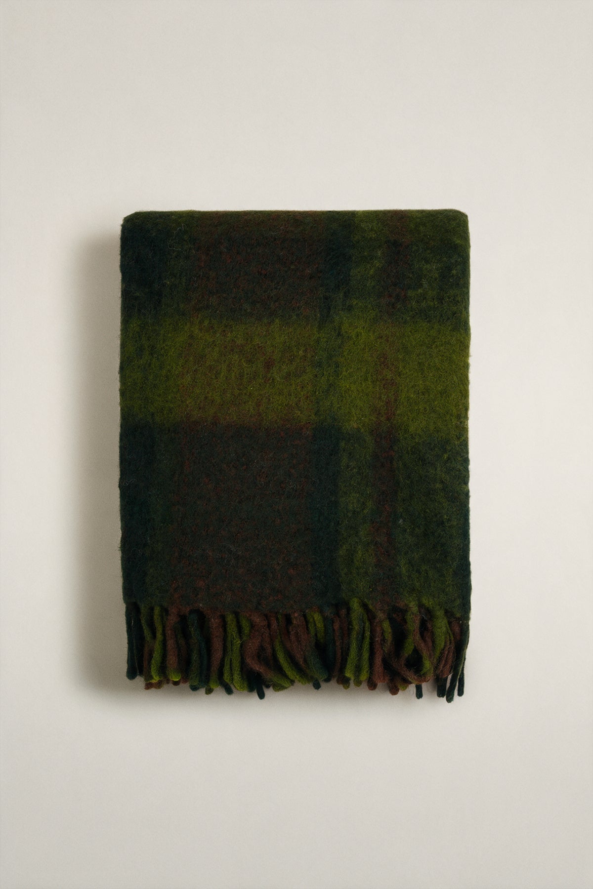 Plaid Laine N°84 Khaki