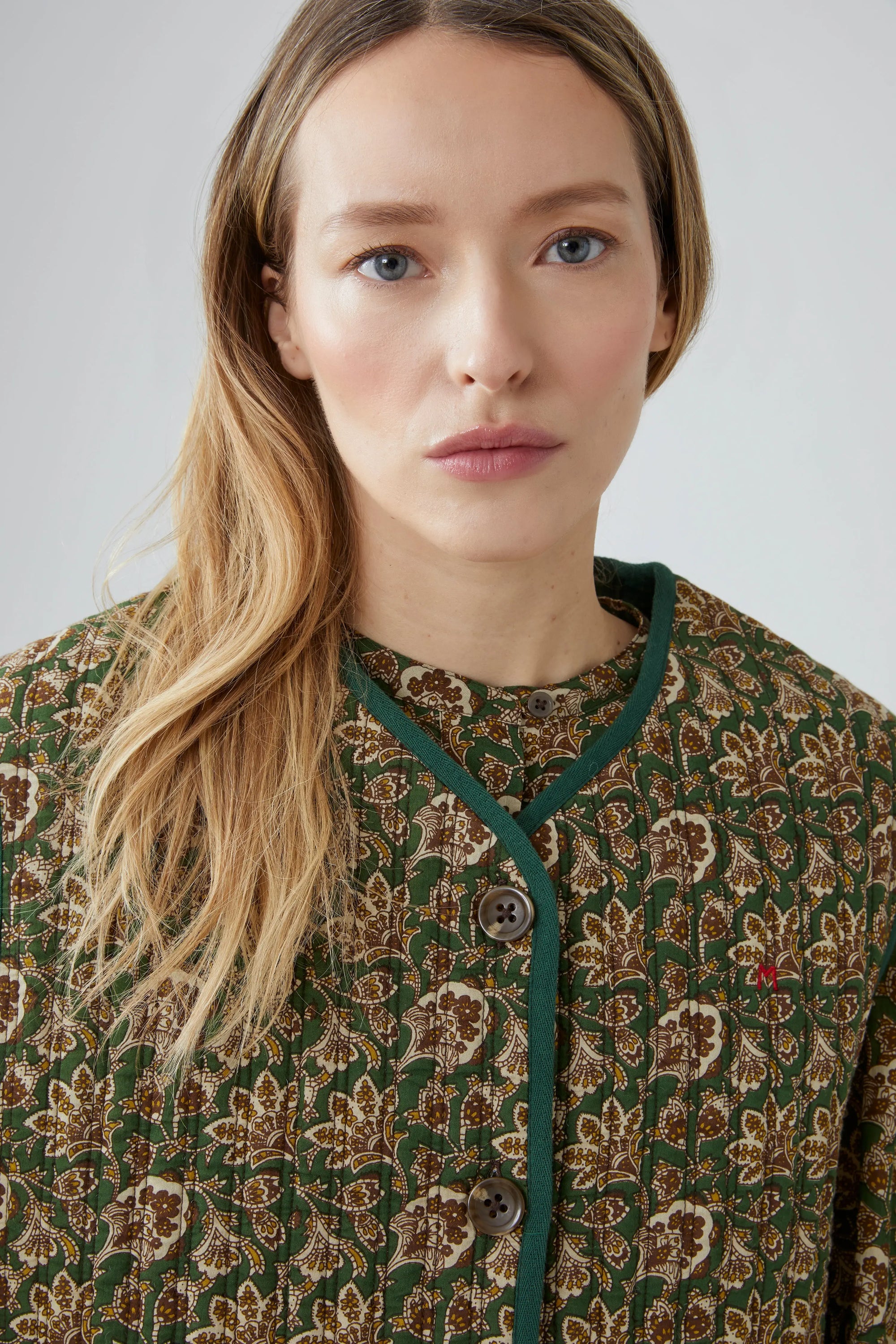 Gilet Ava N°813 India British Green - Moismont