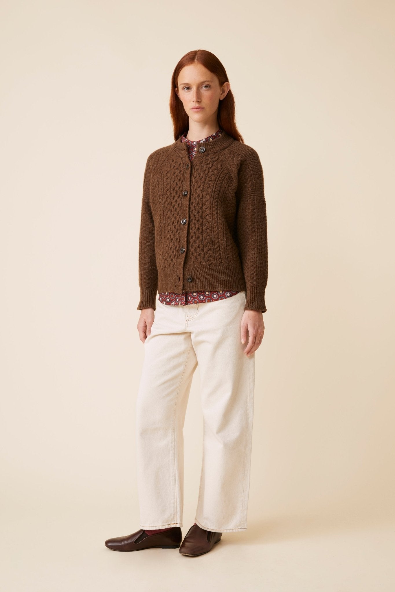 Cardigan Hortense N°205 Mocha - Moismont