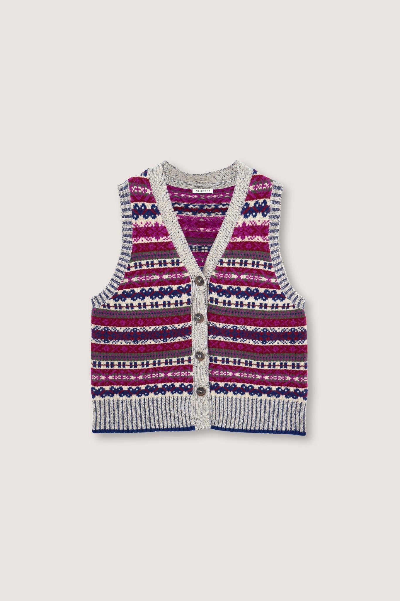 Cardigan Pauline N°204 Multicolor - Moismont