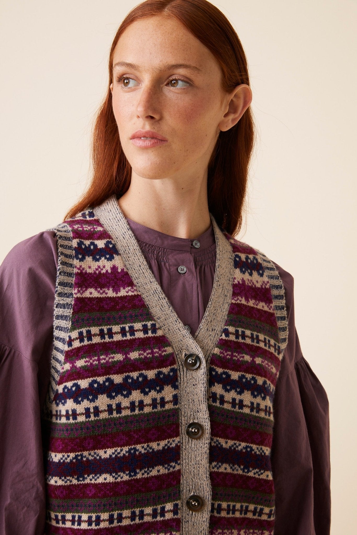 Cardigan Pauline N°204 Multicolor - Moismont