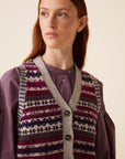 Cardigan Pauline N°204 Multicolor - Moismont