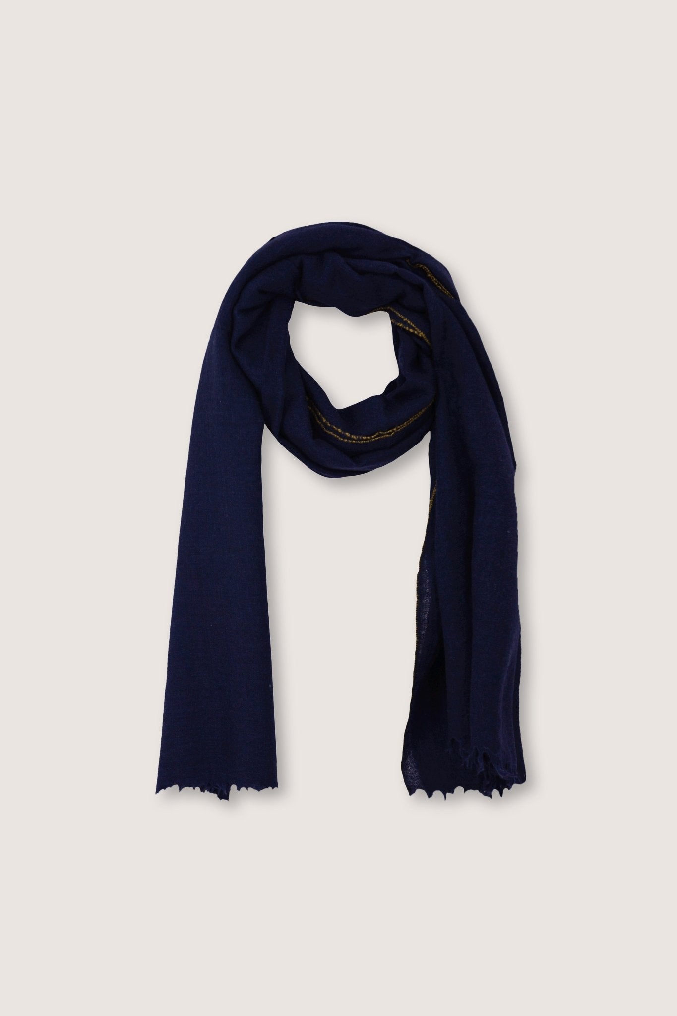 Echarpe N°100 Navy Blue - Moismont