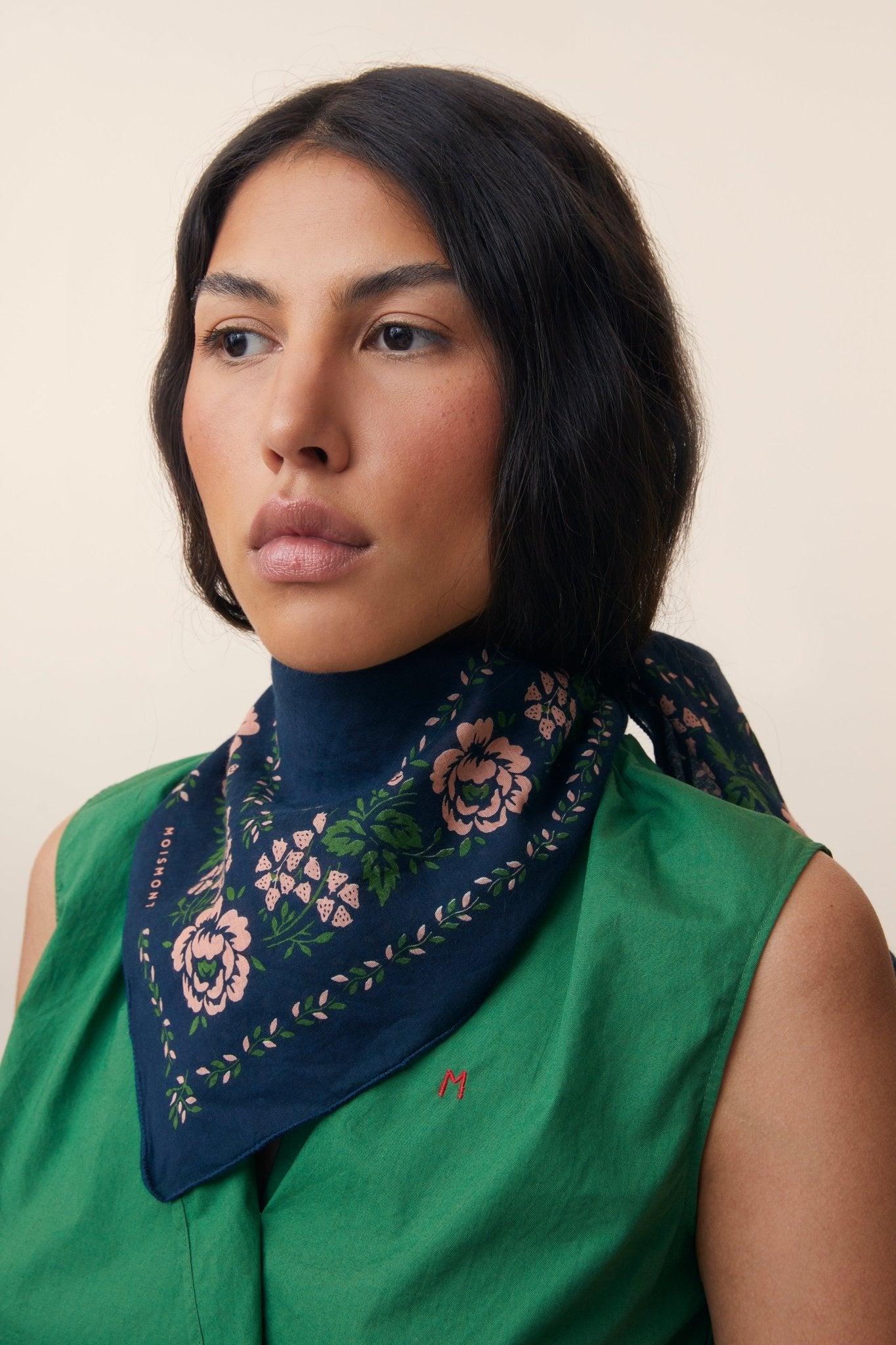 Foulard N°652 Navy Blue - Moismont