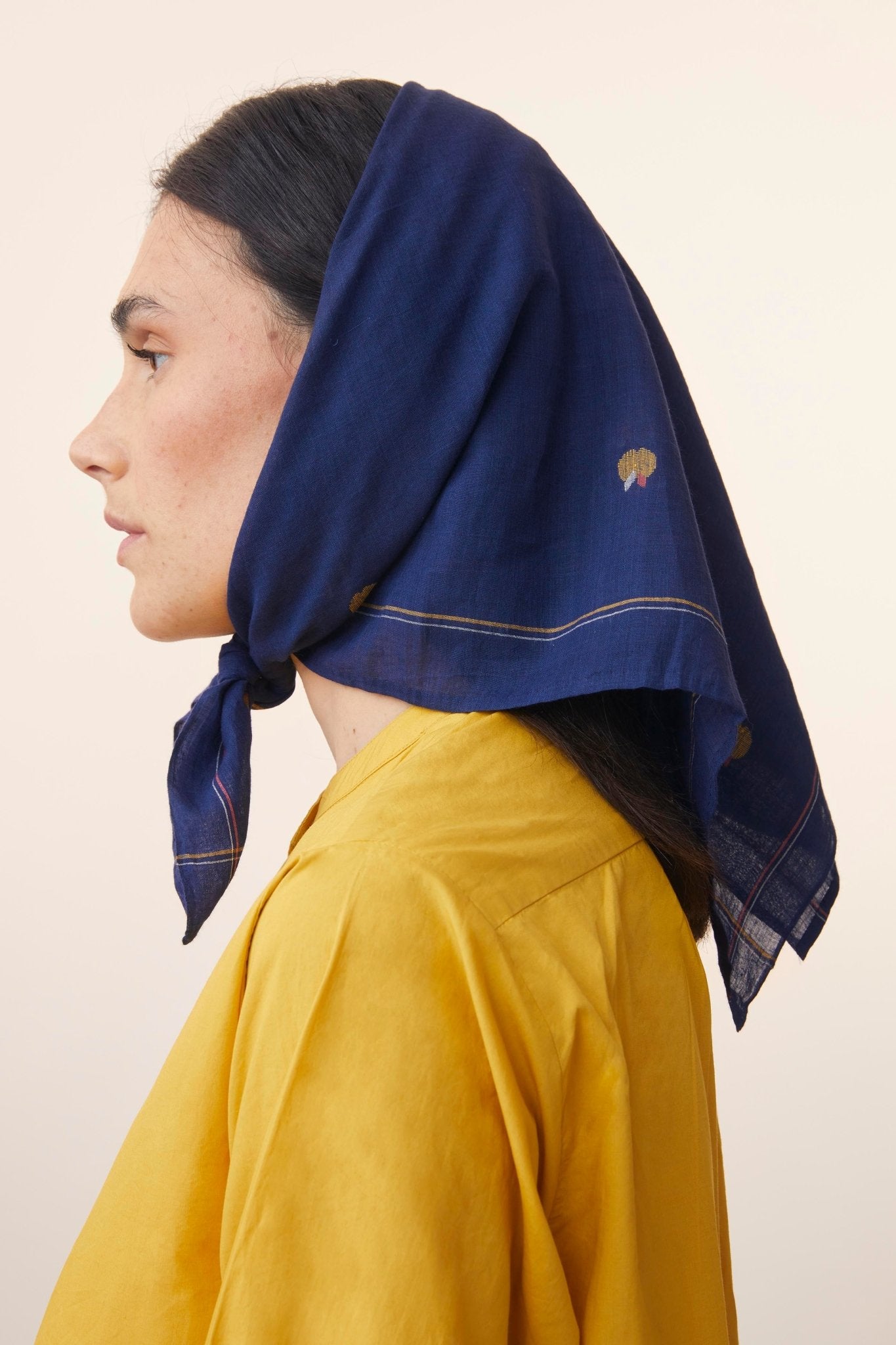 Foulard N°656 Navy Blue - Moismont