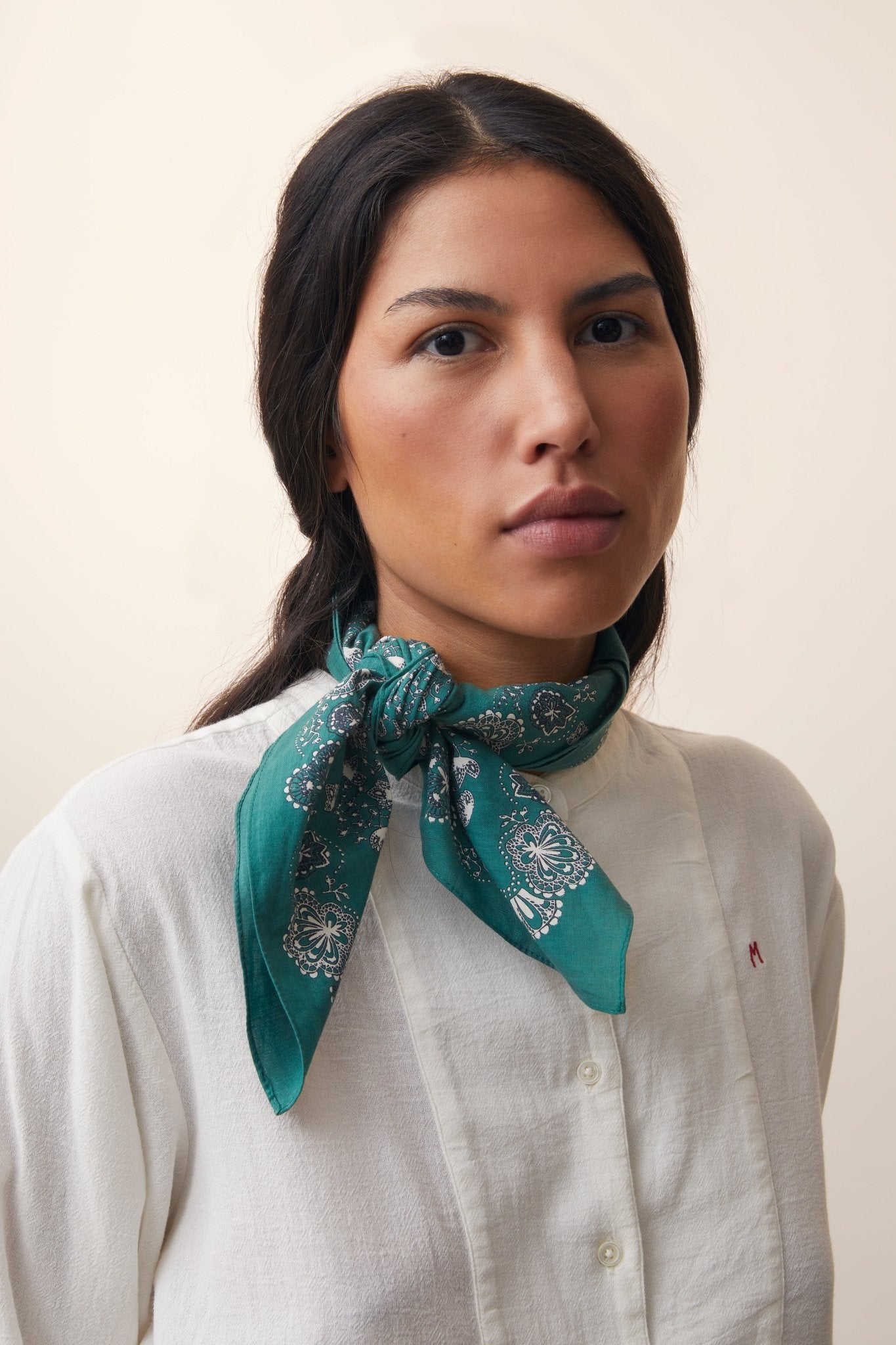 Foulard N°675 Bottle Green - Moismont