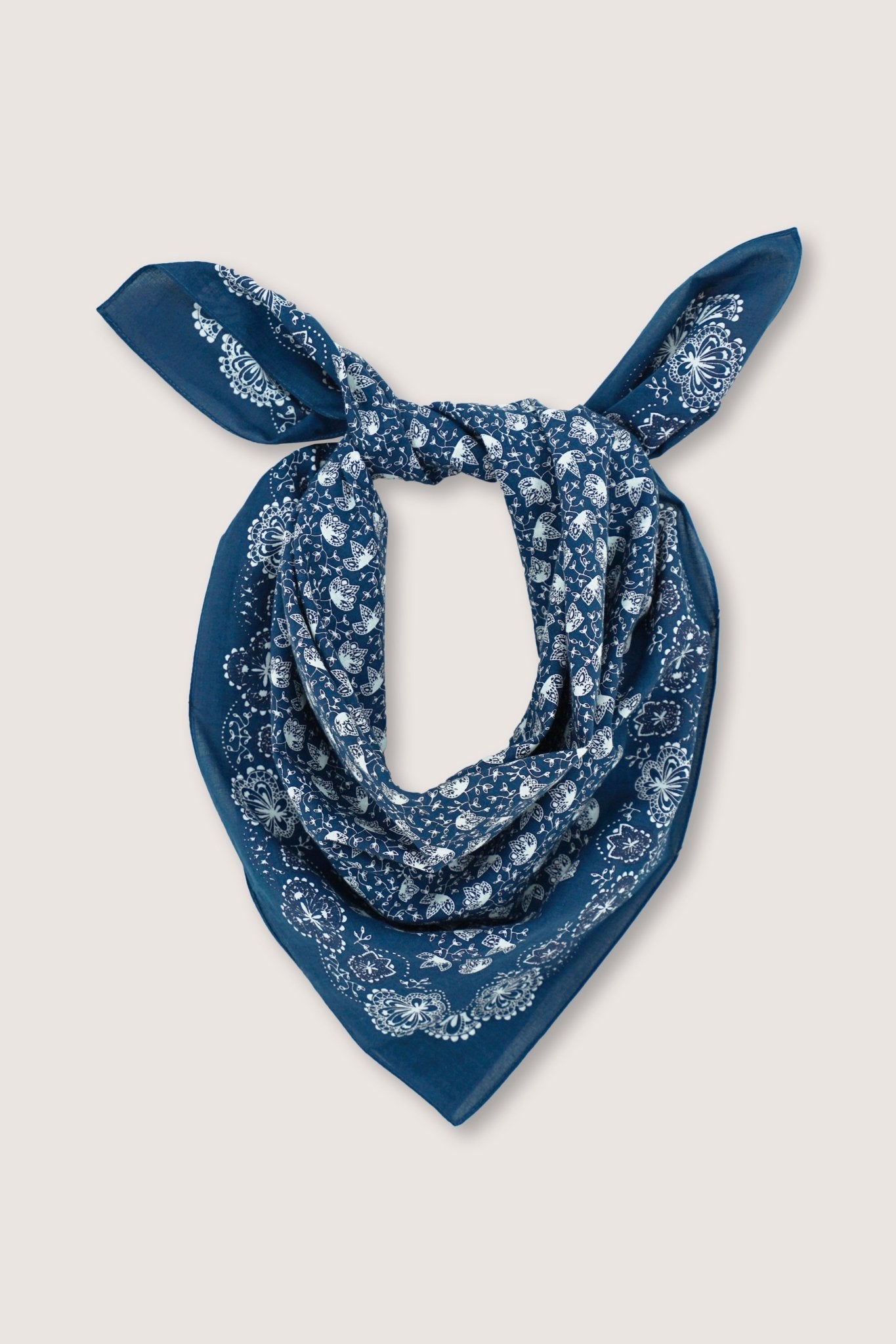 Foulard N°675 Navy Blue - Moismont