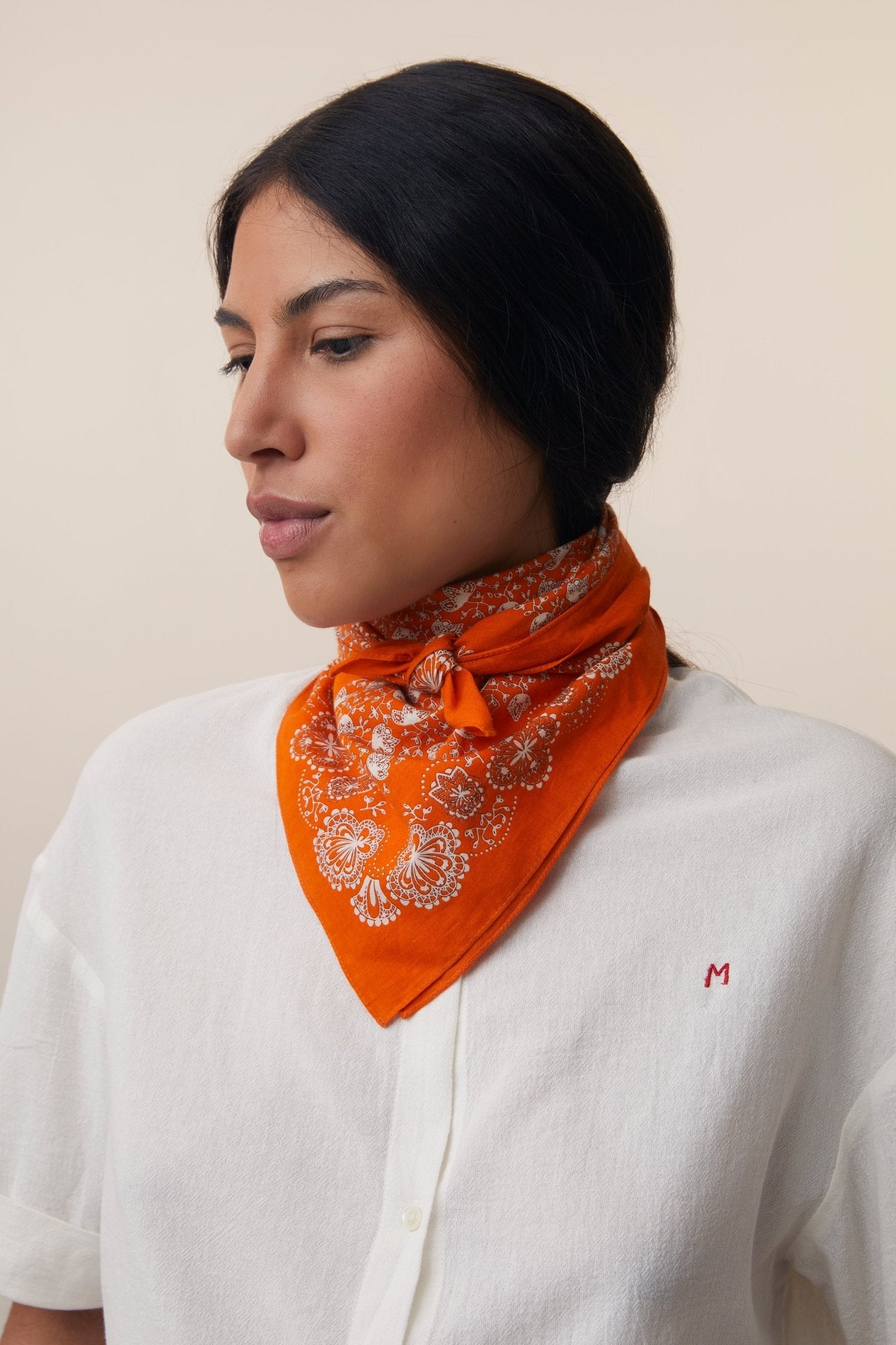 Foulard N°675 Orange - Moismont