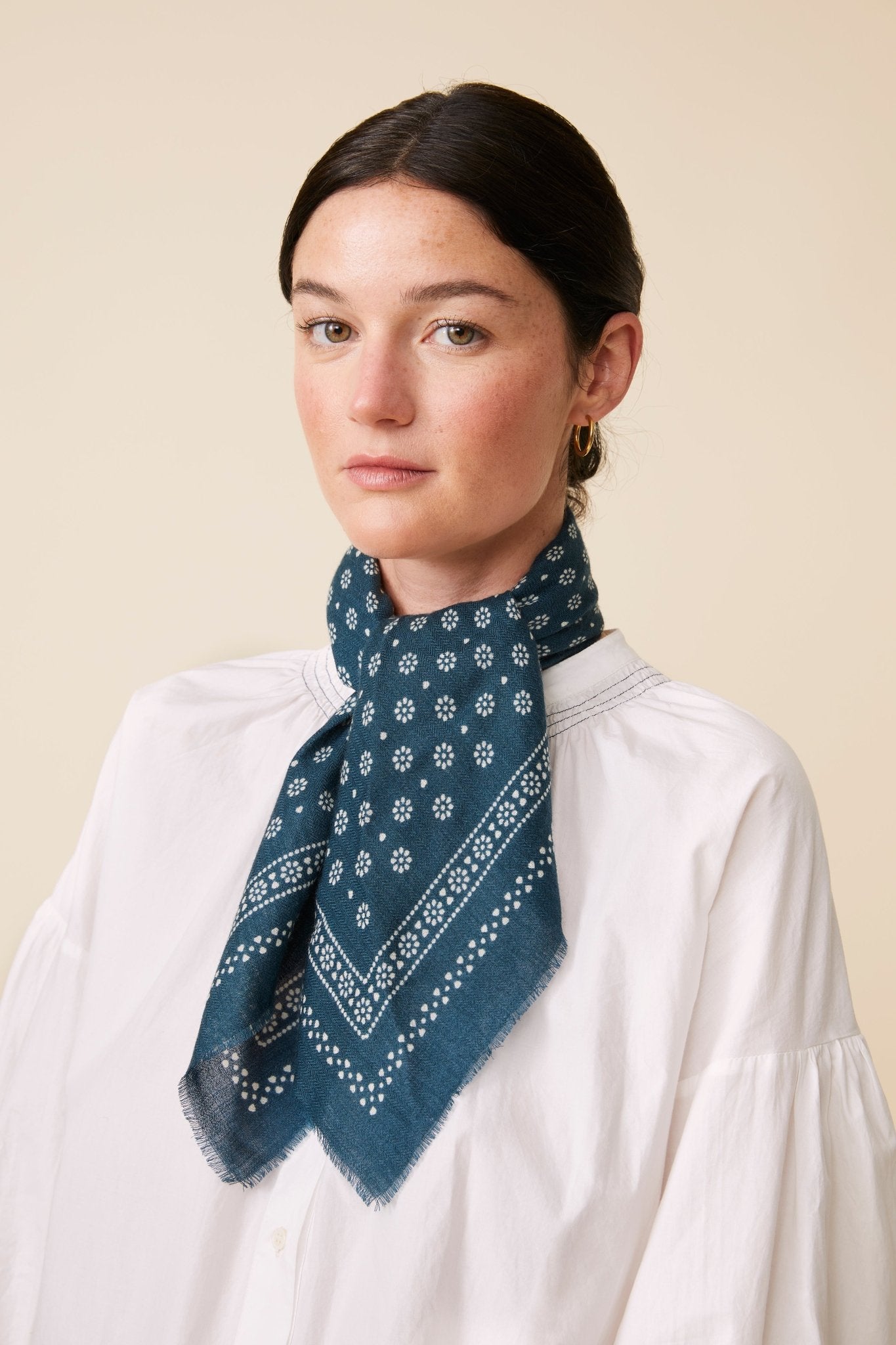 Foulard N°676 Navy Blue - Moismont