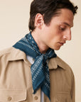 Foulard N°676 Navy Blue - Moismont