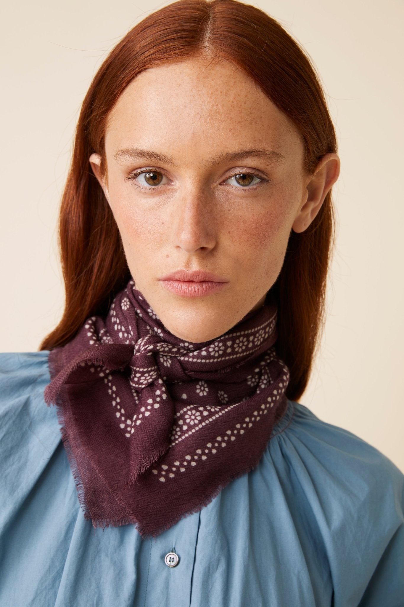 Foulard N°676 Plum - Moismont