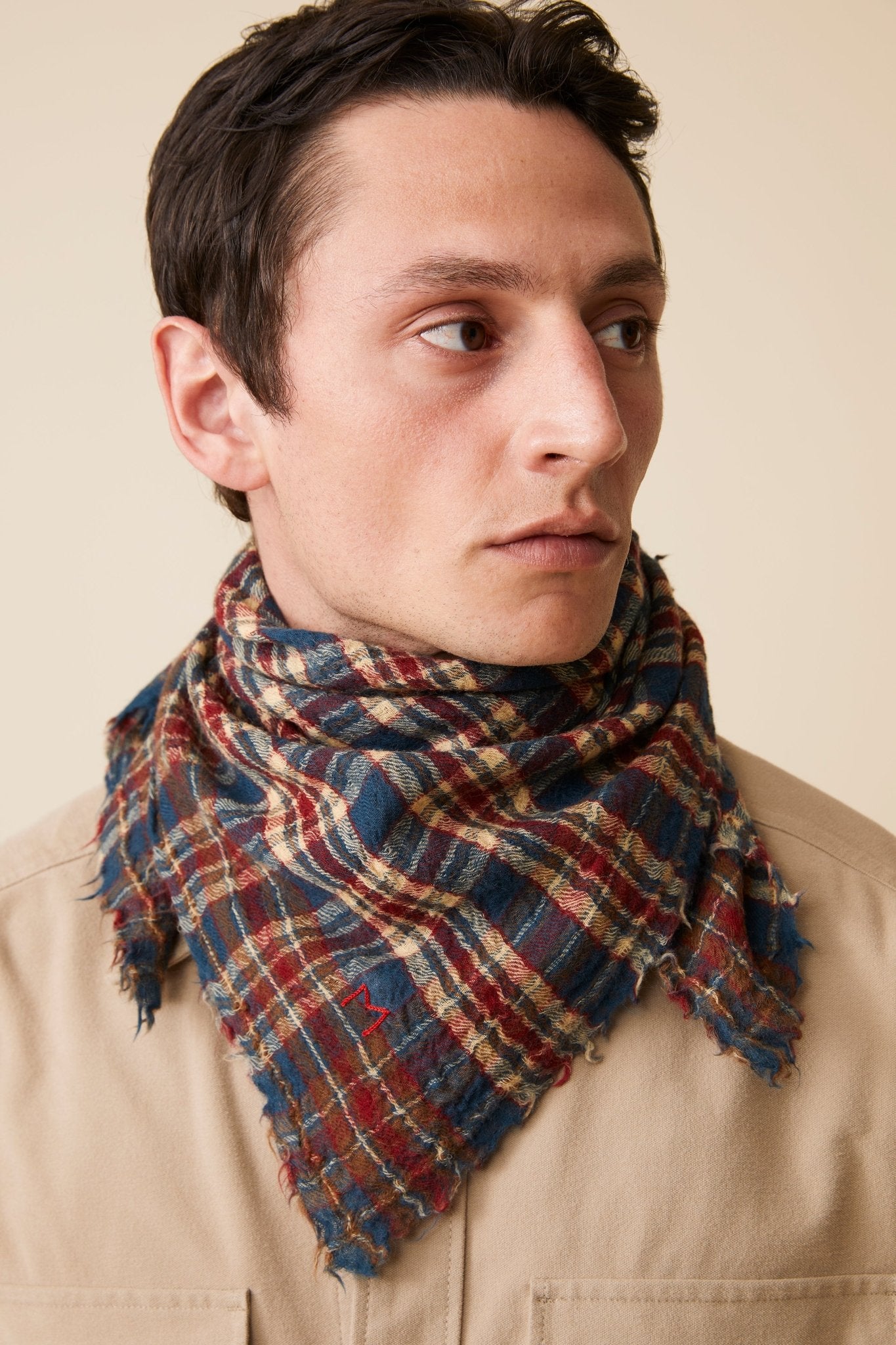 Foulard N°677 Navy Blue - Moismont