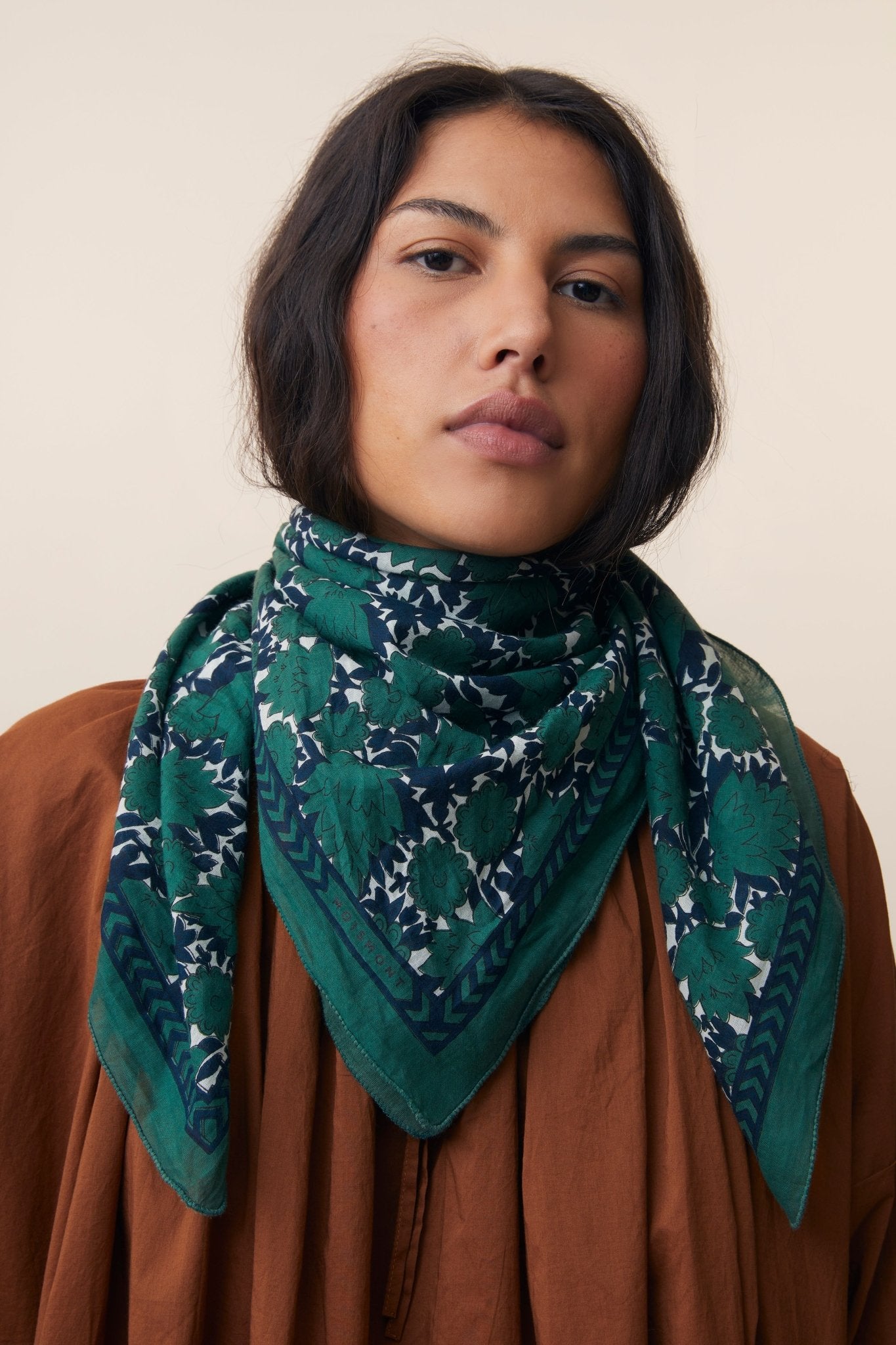 Foulard N°680 Bottle Green - Moismont