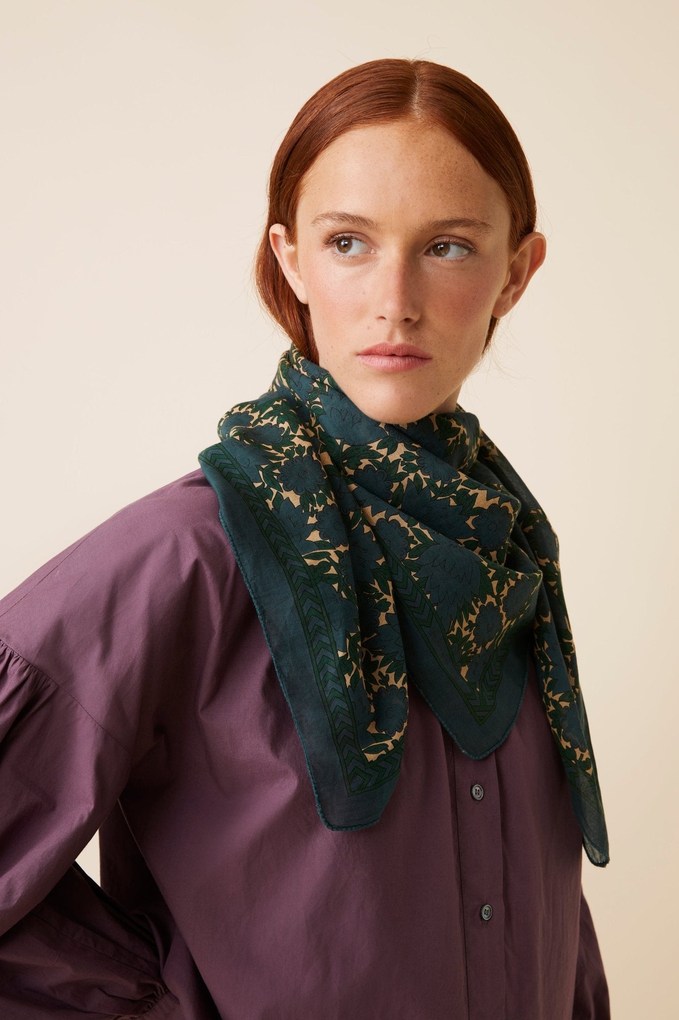 Foulard N°680 Duck Green - Moismont