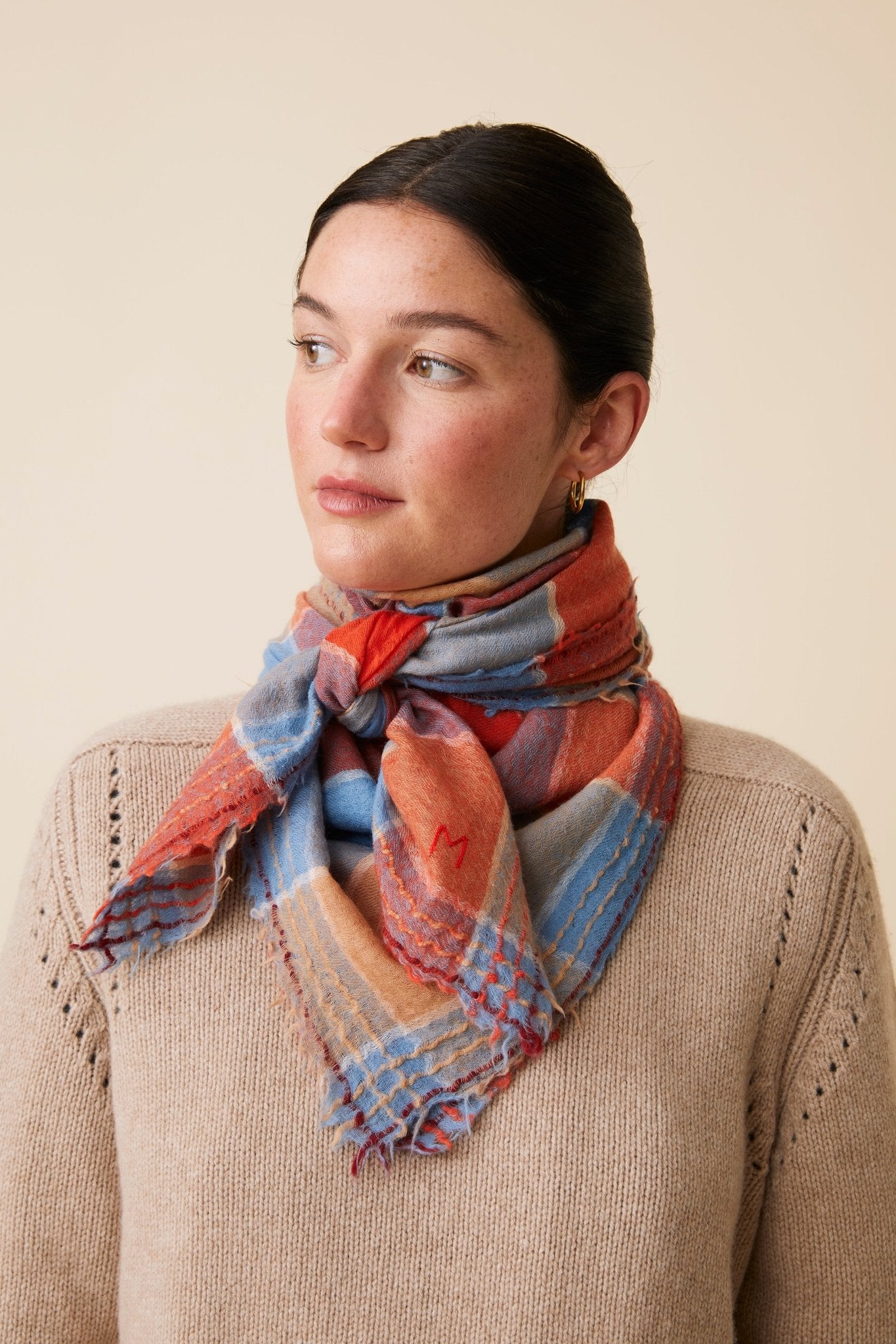 Foulard N°686 Poppy Red - Moismont