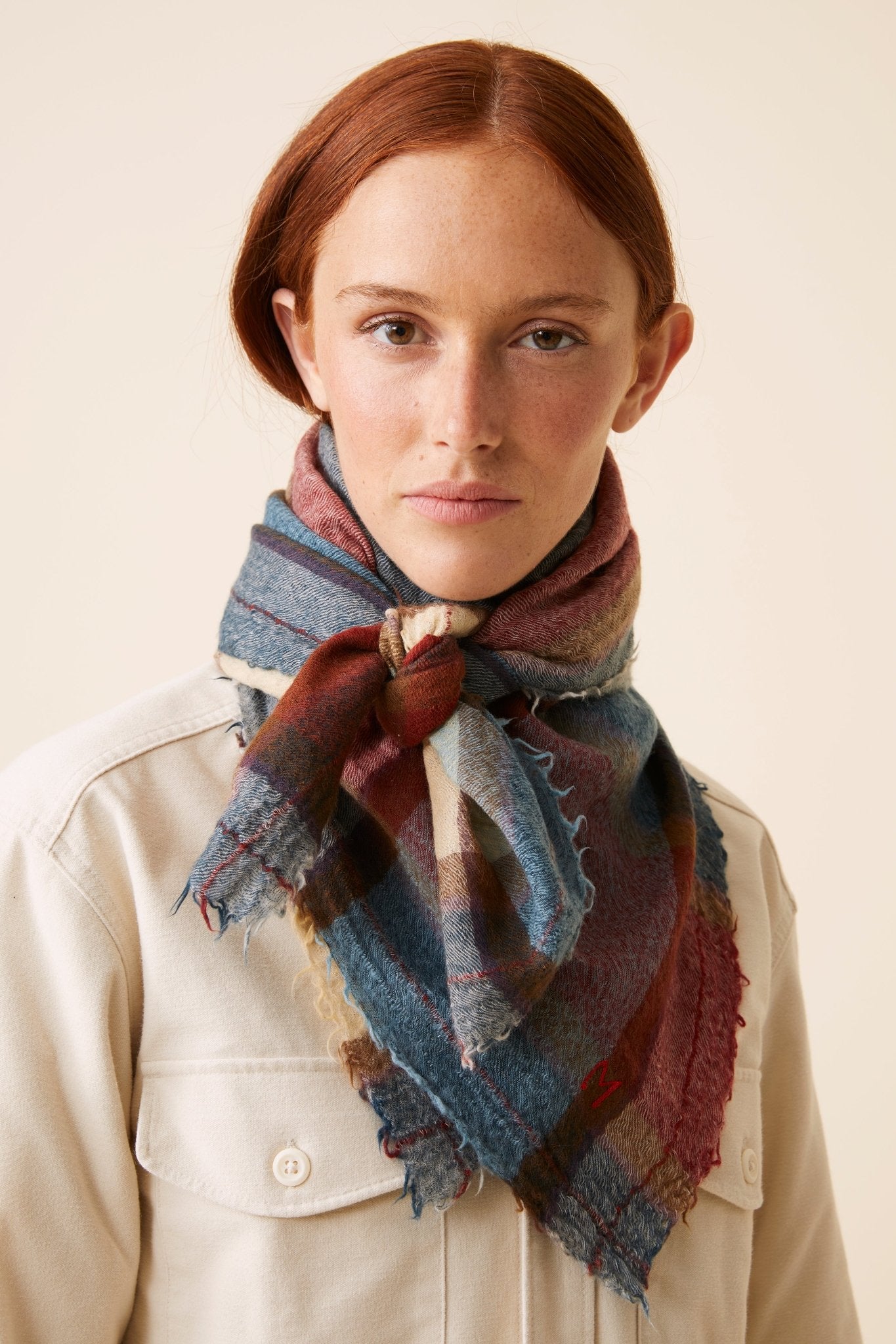 Foulard N°687 Navy Blue - Moismont