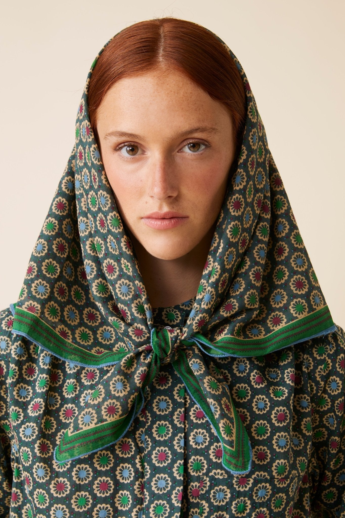 Foulard N°715 Duck Green - Moismont