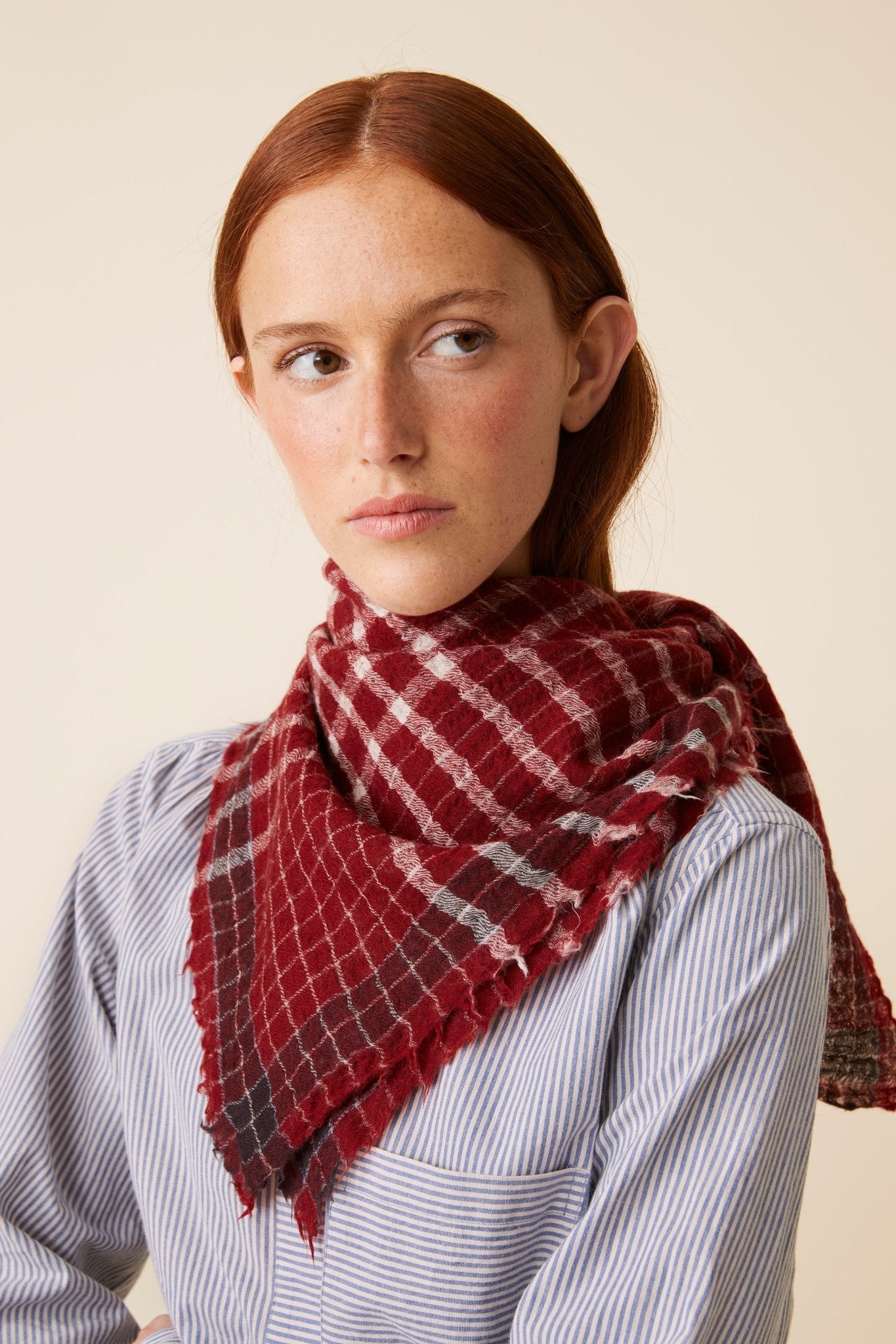 Foulard N°744 Red Wine - Moismont