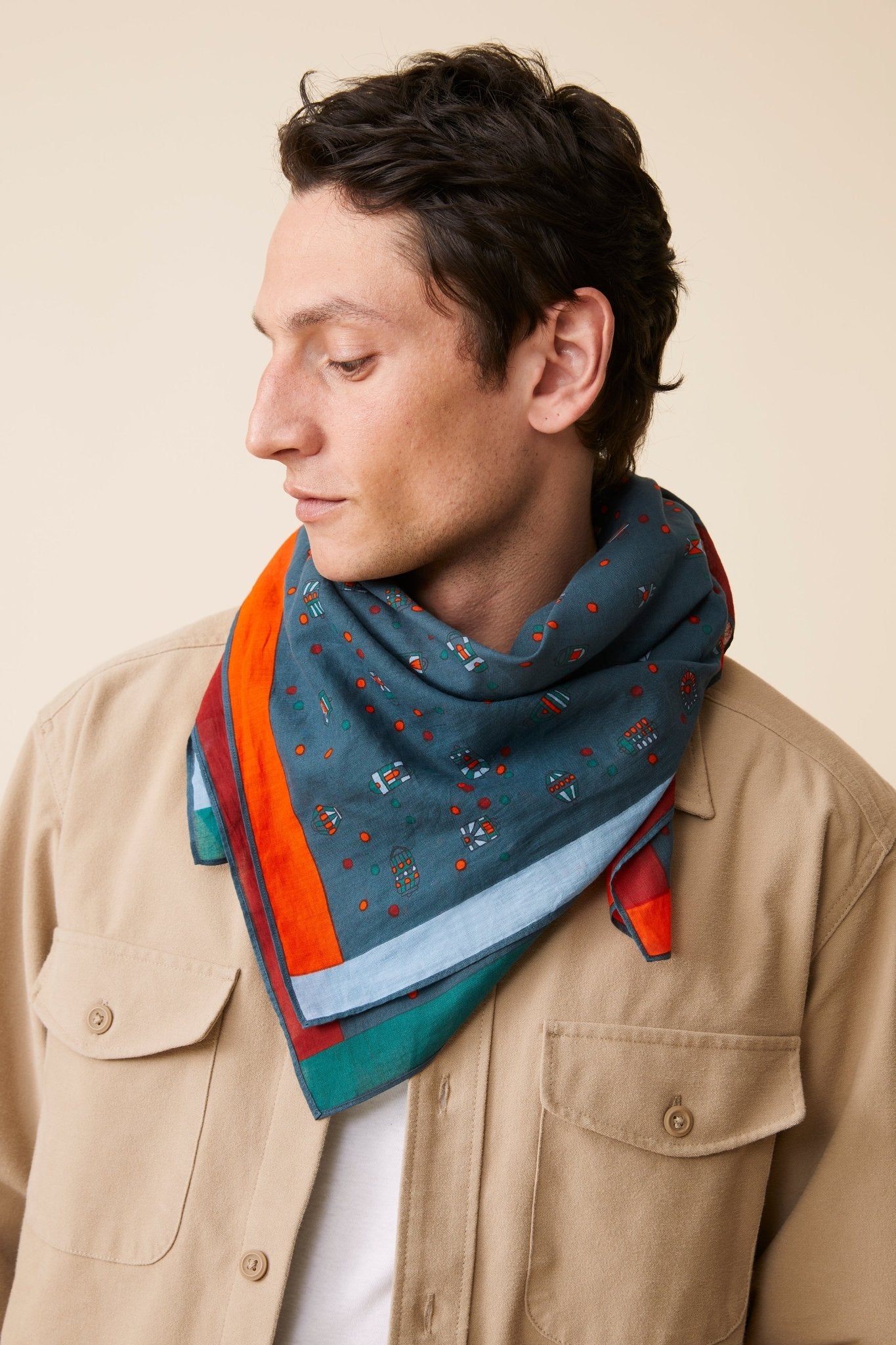 Foulard N°747 Duck Green - Moismont