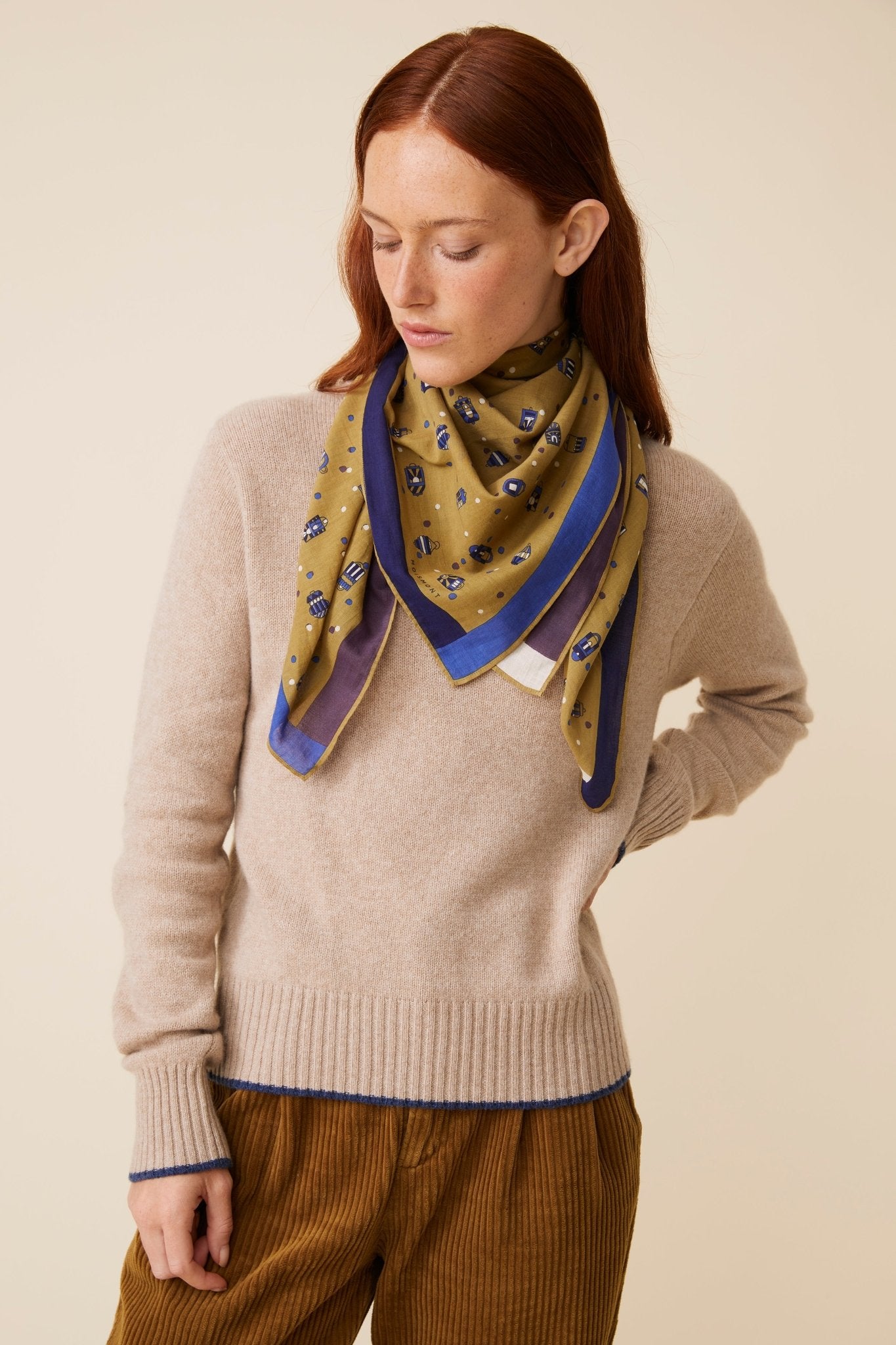 Foulard N°747 Khaki - Moismont