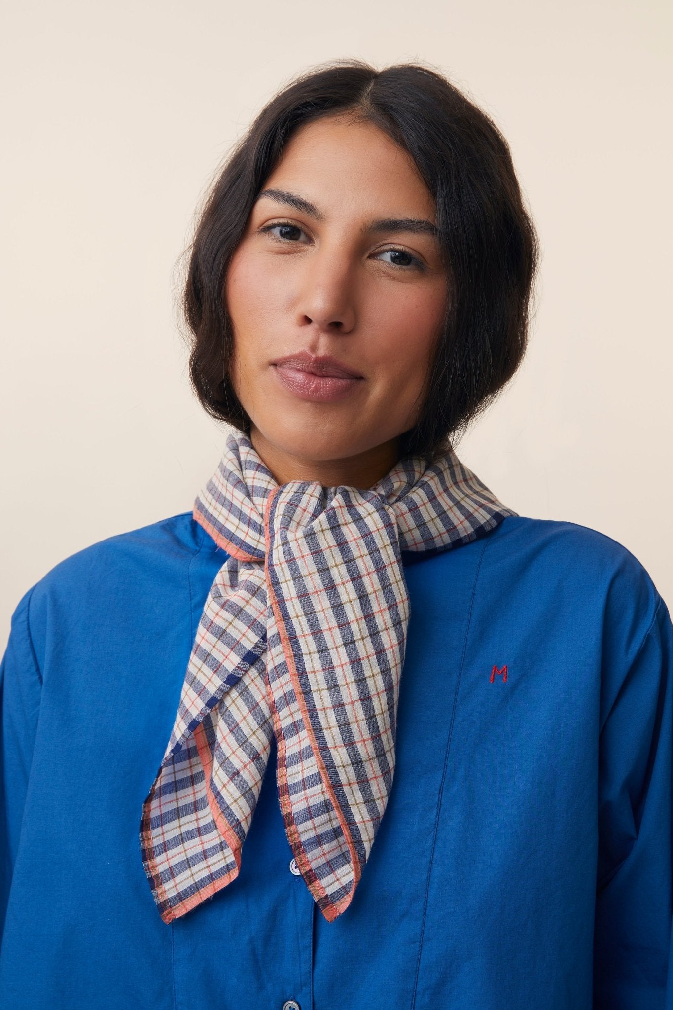 Foulard N°765 Navy Blue - Moismont