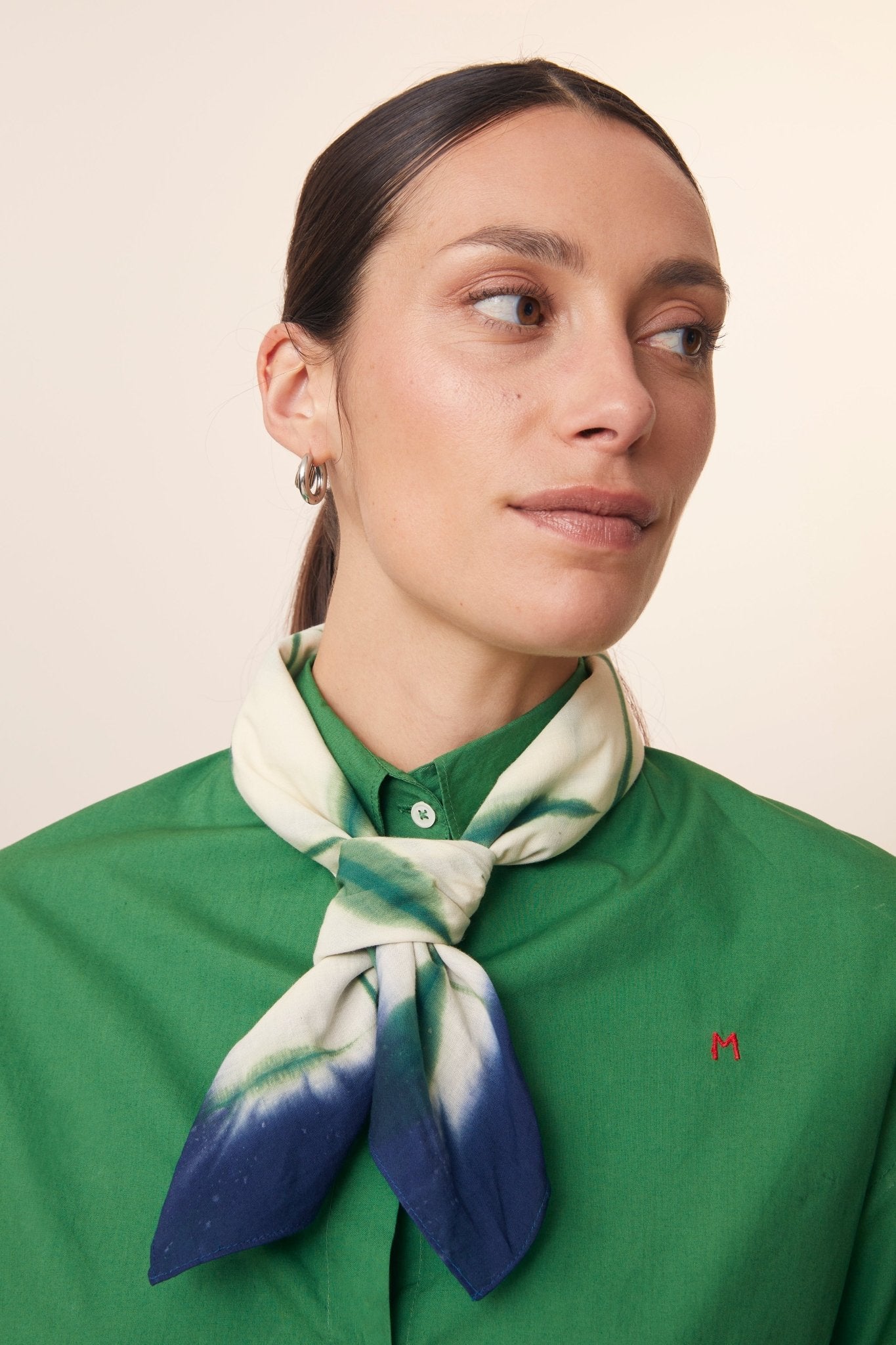 Foulard N°766 Bottle Green - Moismont