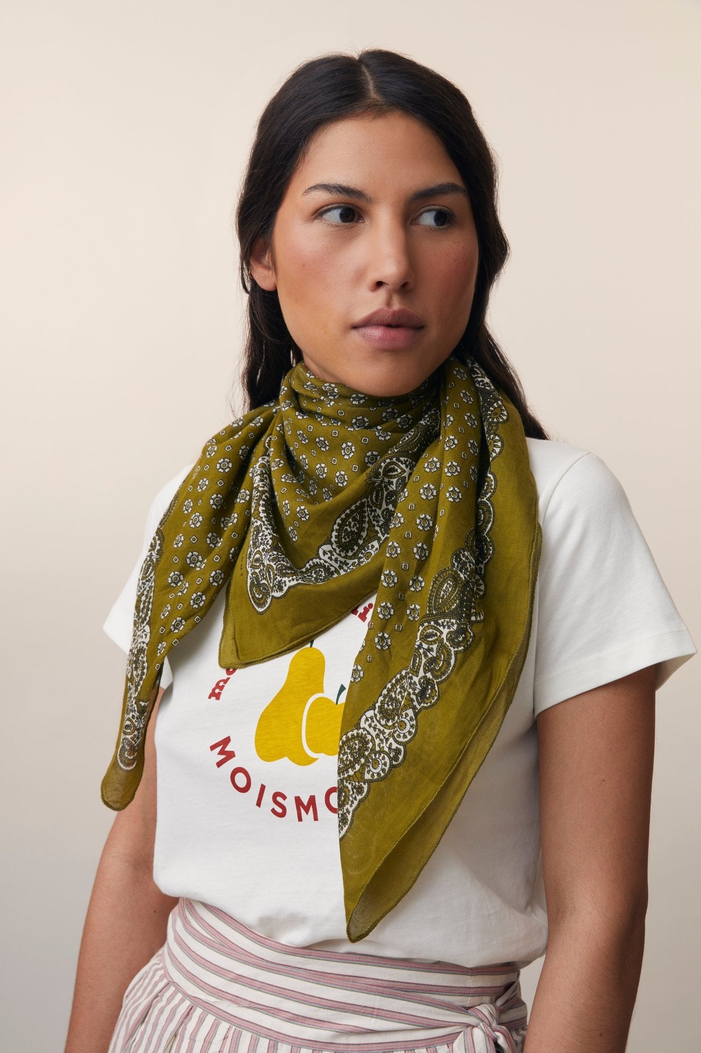 Foulard N°767 Khaki - Moismont