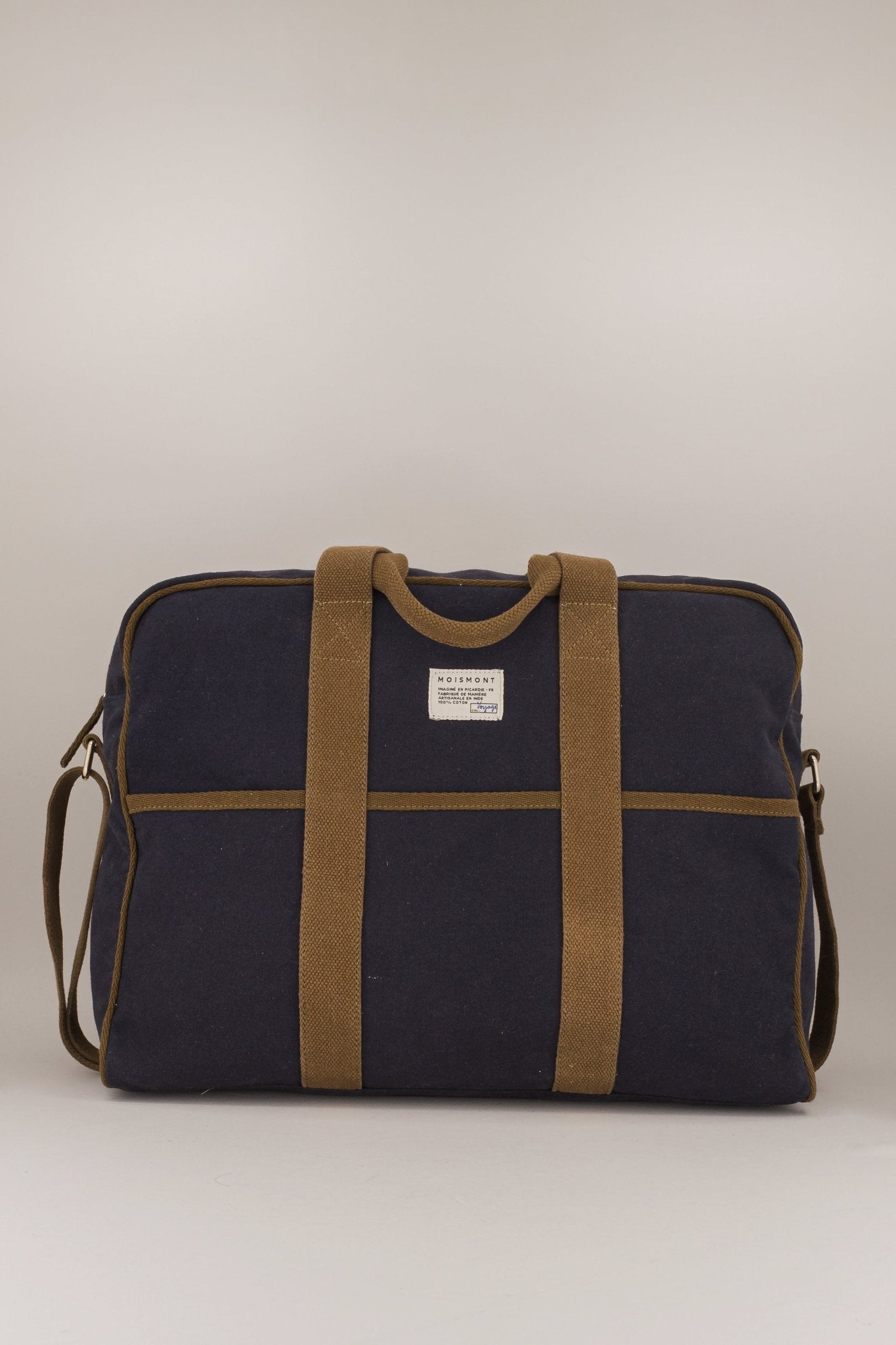 Grand Sac Week - End N°48 Canva Navy Blue - Moismont