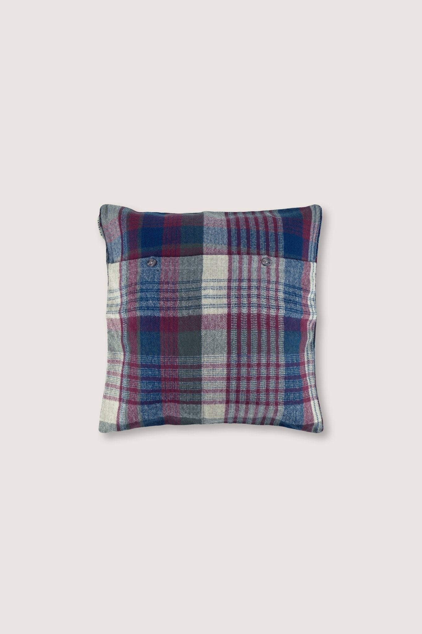 Housse de coussin laine N°81 Navy Blue - Moismont